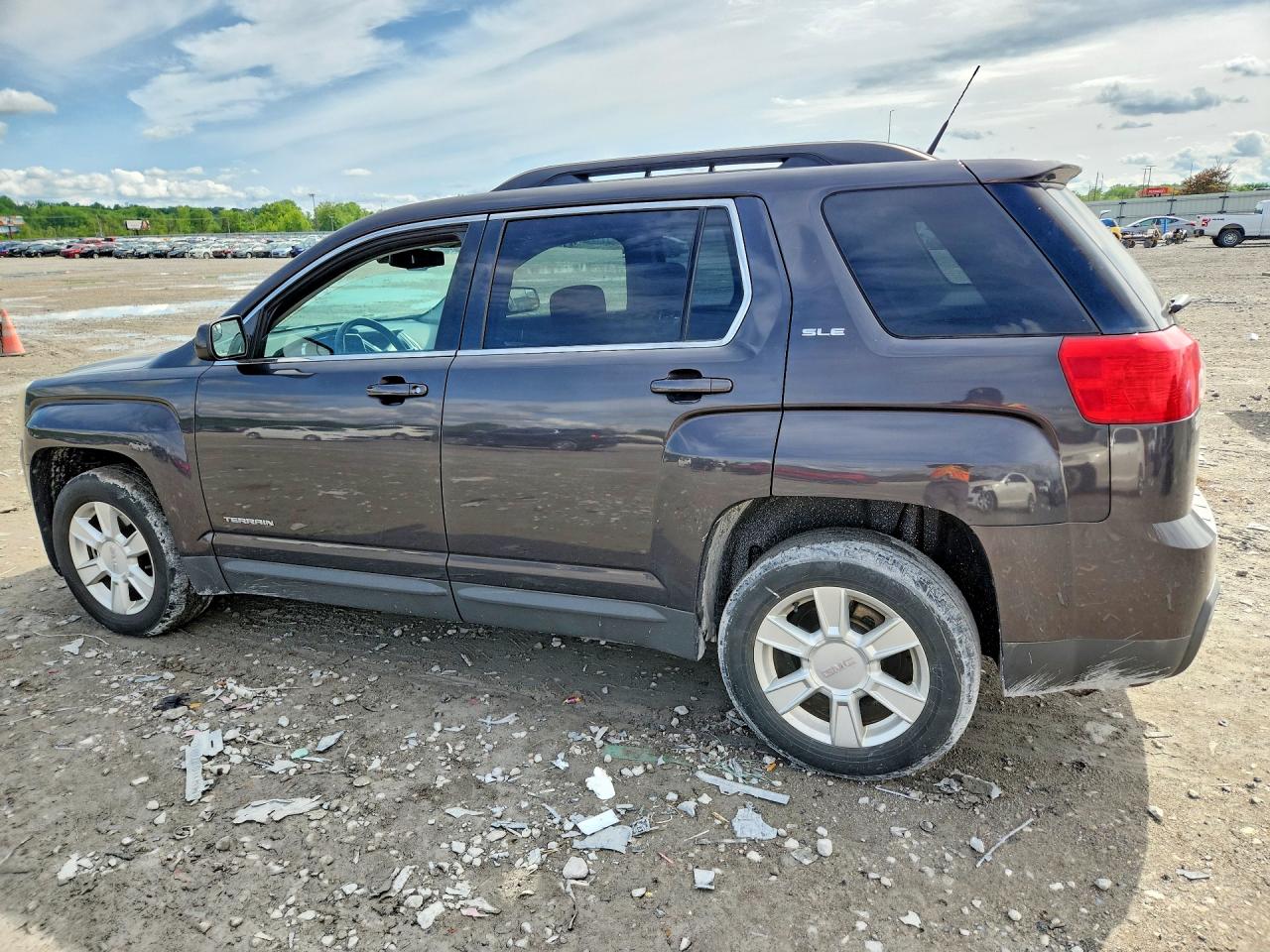 2013 Gmc Terrain Sle Gray vin: 2GKALSEK8D6127372