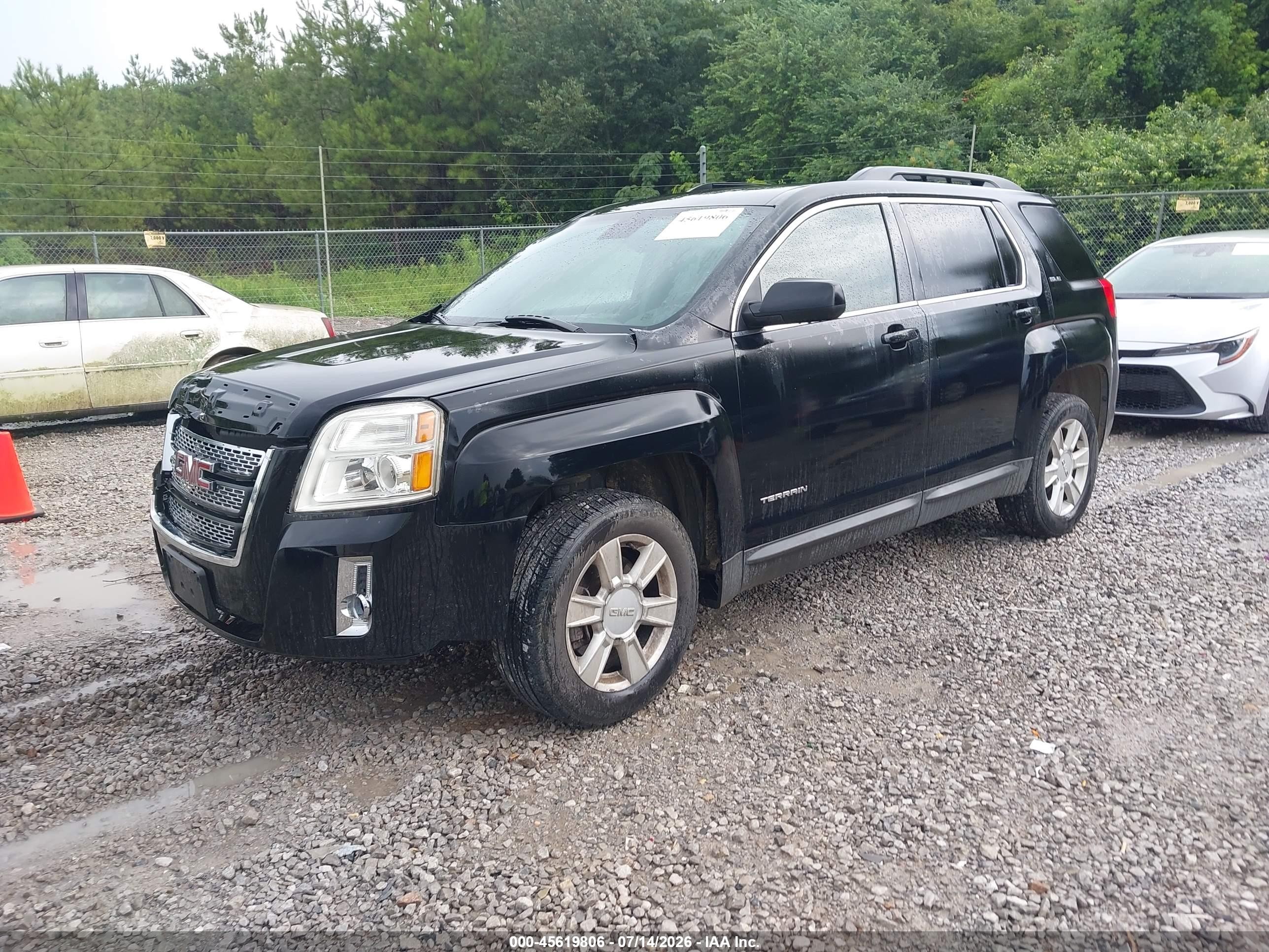 2013 Gmc Terrain Sle-2 Black vin: 2GKALSEK8D6277062