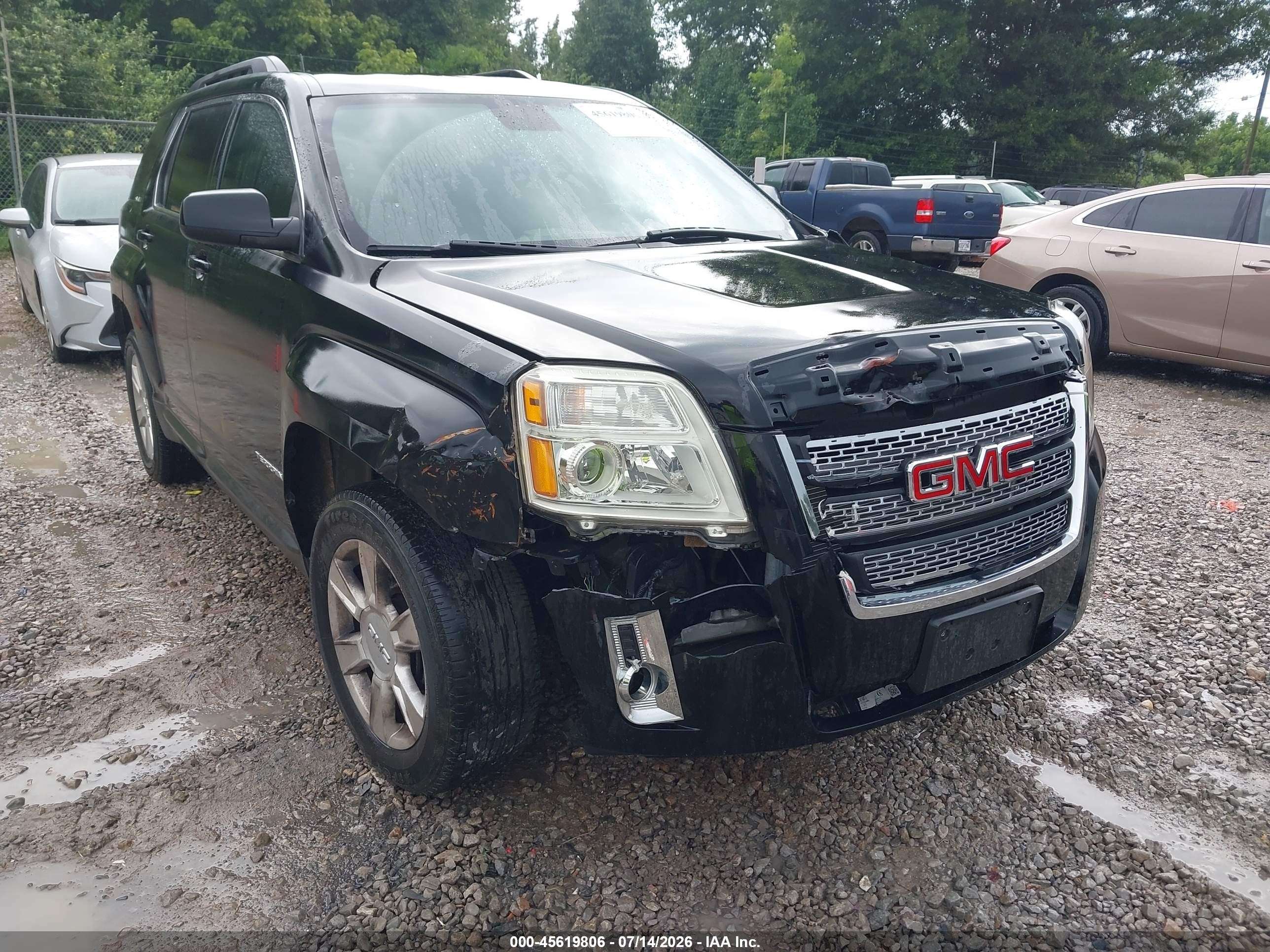 2013 Gmc Terrain Sle-2 Black vin: 2GKALSEK8D6277062
