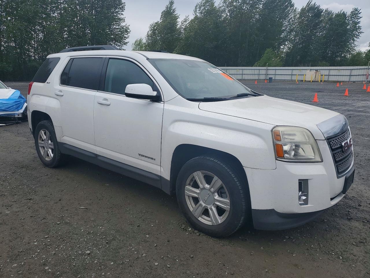 2014 Gmc Terrain Slt White vin: 2GKALSEK8E6214027