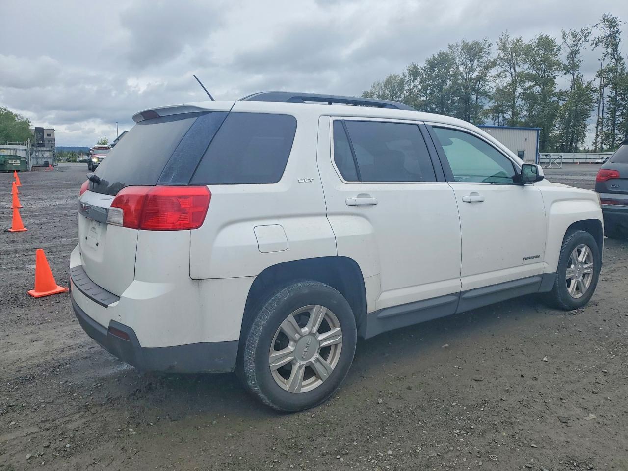 2014 Gmc Terrain Slt White vin: 2GKALSEK8E6214027