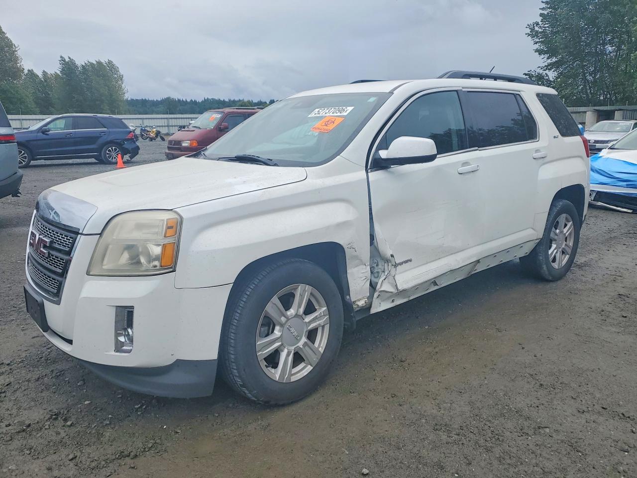 2014 Gmc Terrain Slt White vin: 2GKALSEK8E6214027