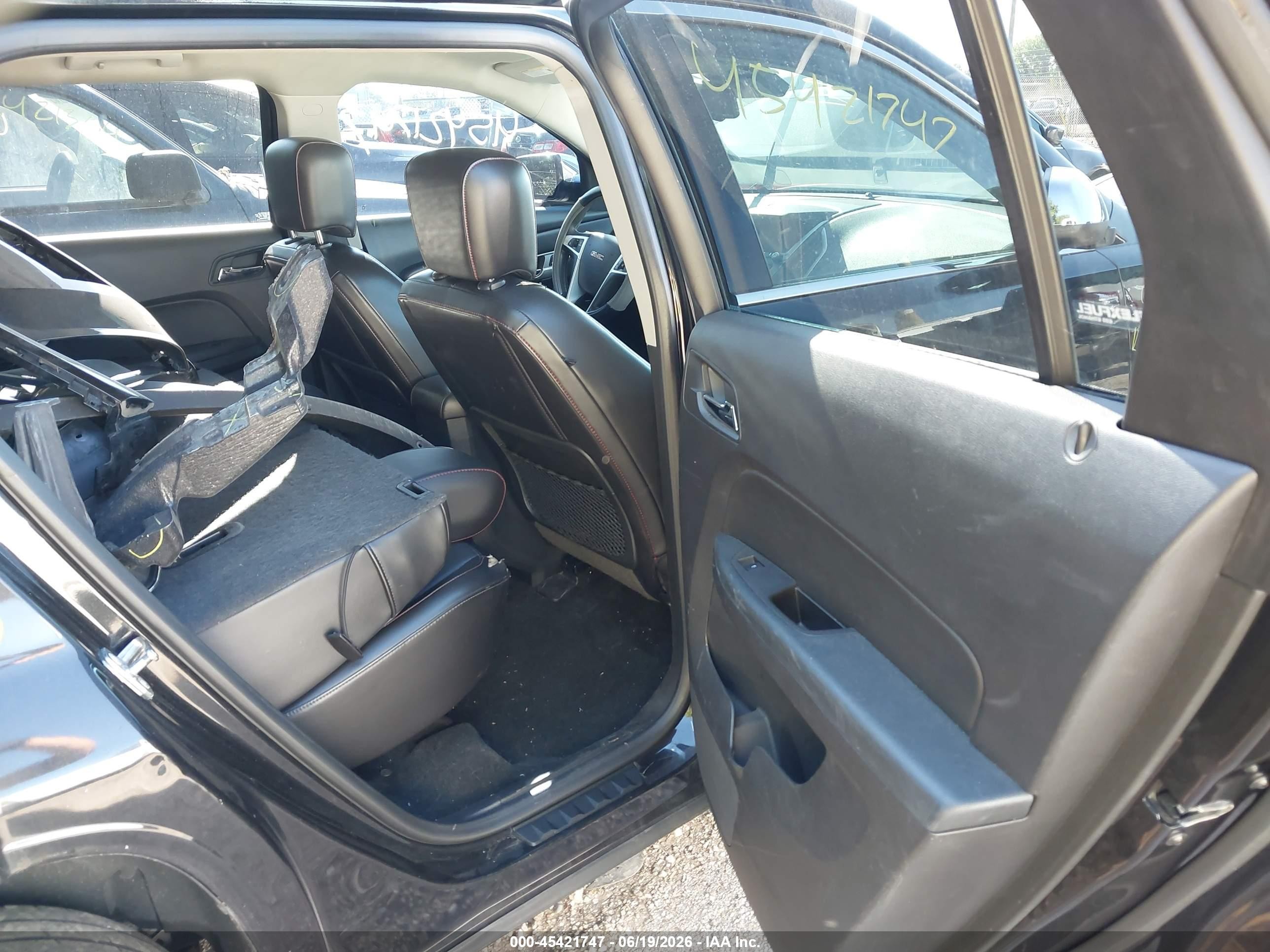 2014 Gmc Terrain Slt-1 Black vin: 2GKALSEK8E6364347