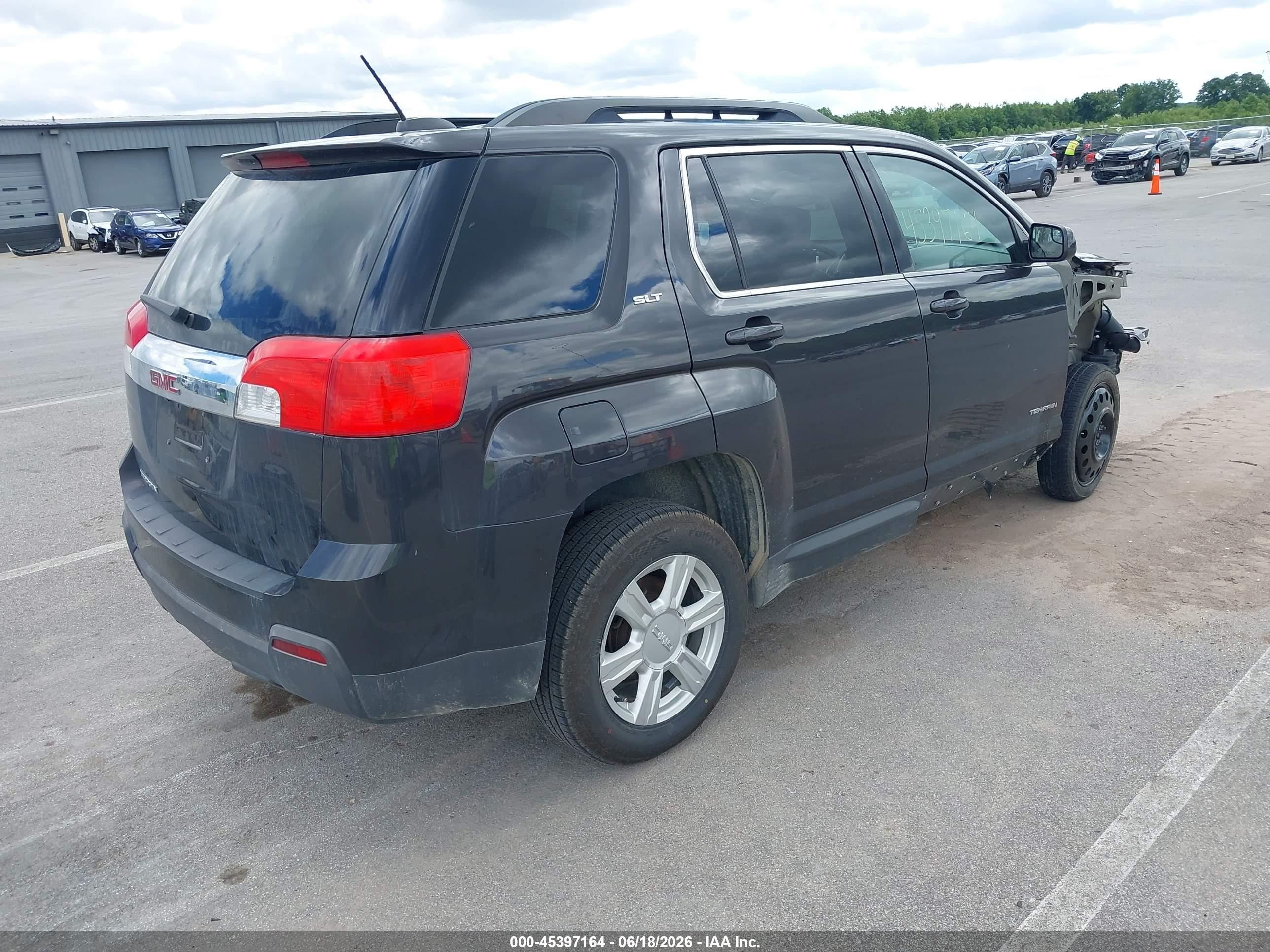 2015 Gmc Terrain Slt-1 Black vin: 2GKALSEK8F6162271