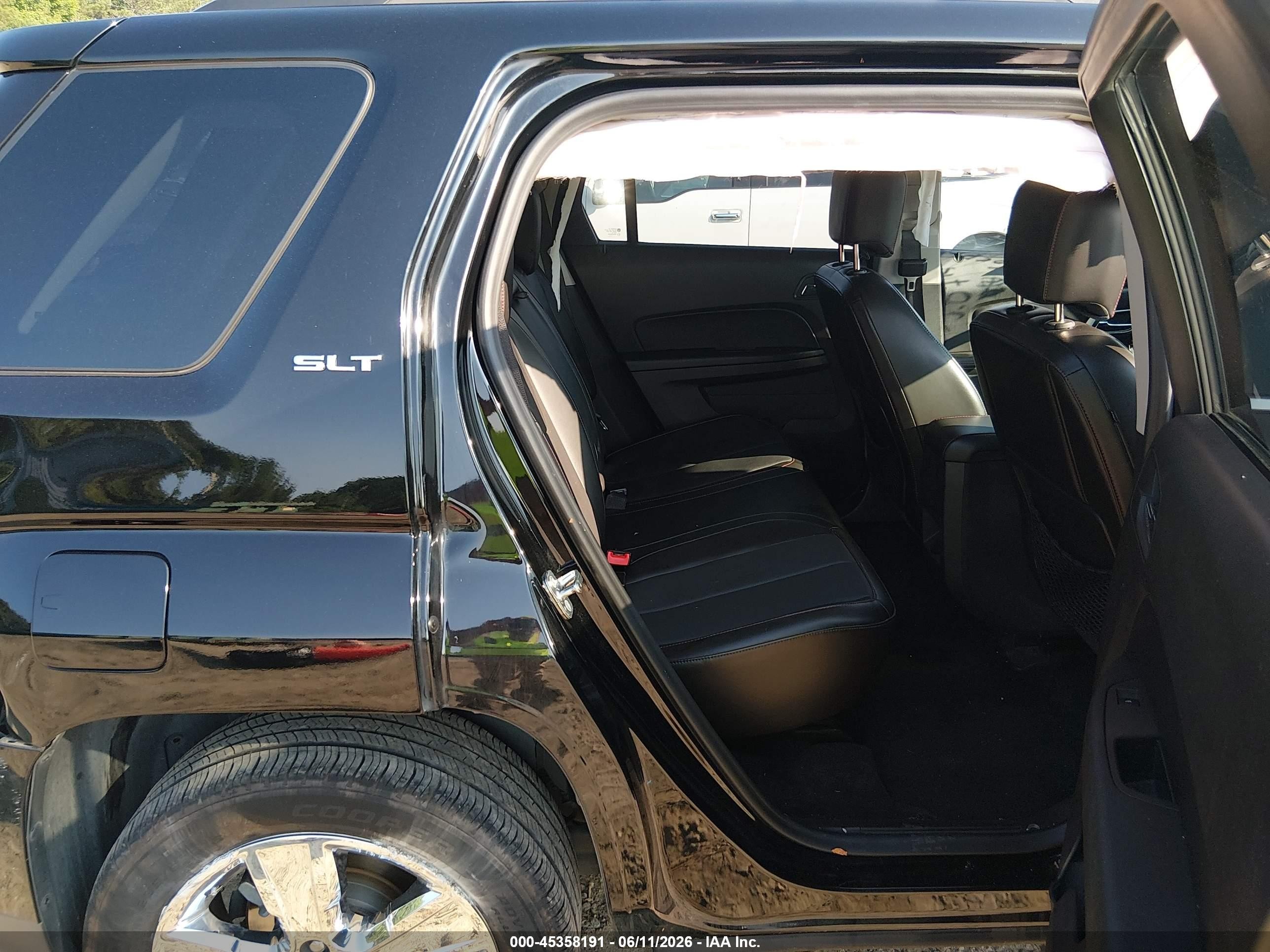 2015 Gmc Terrain Slt-1 Black vin: 2GKALSEK8F6300715