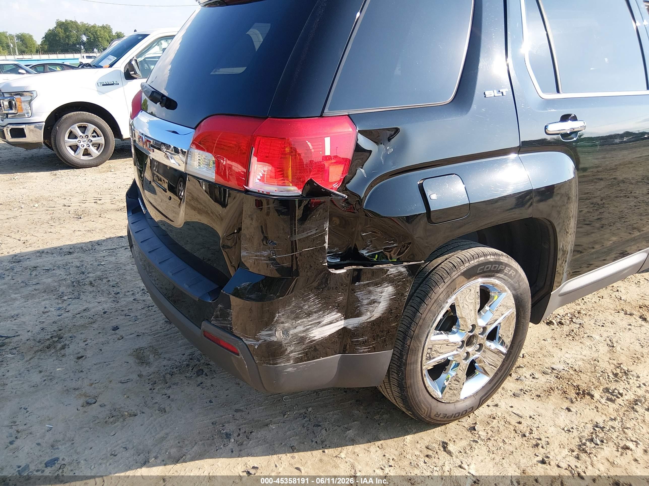 2015 Gmc Terrain Slt-1 Black vin: 2GKALSEK8F6300715