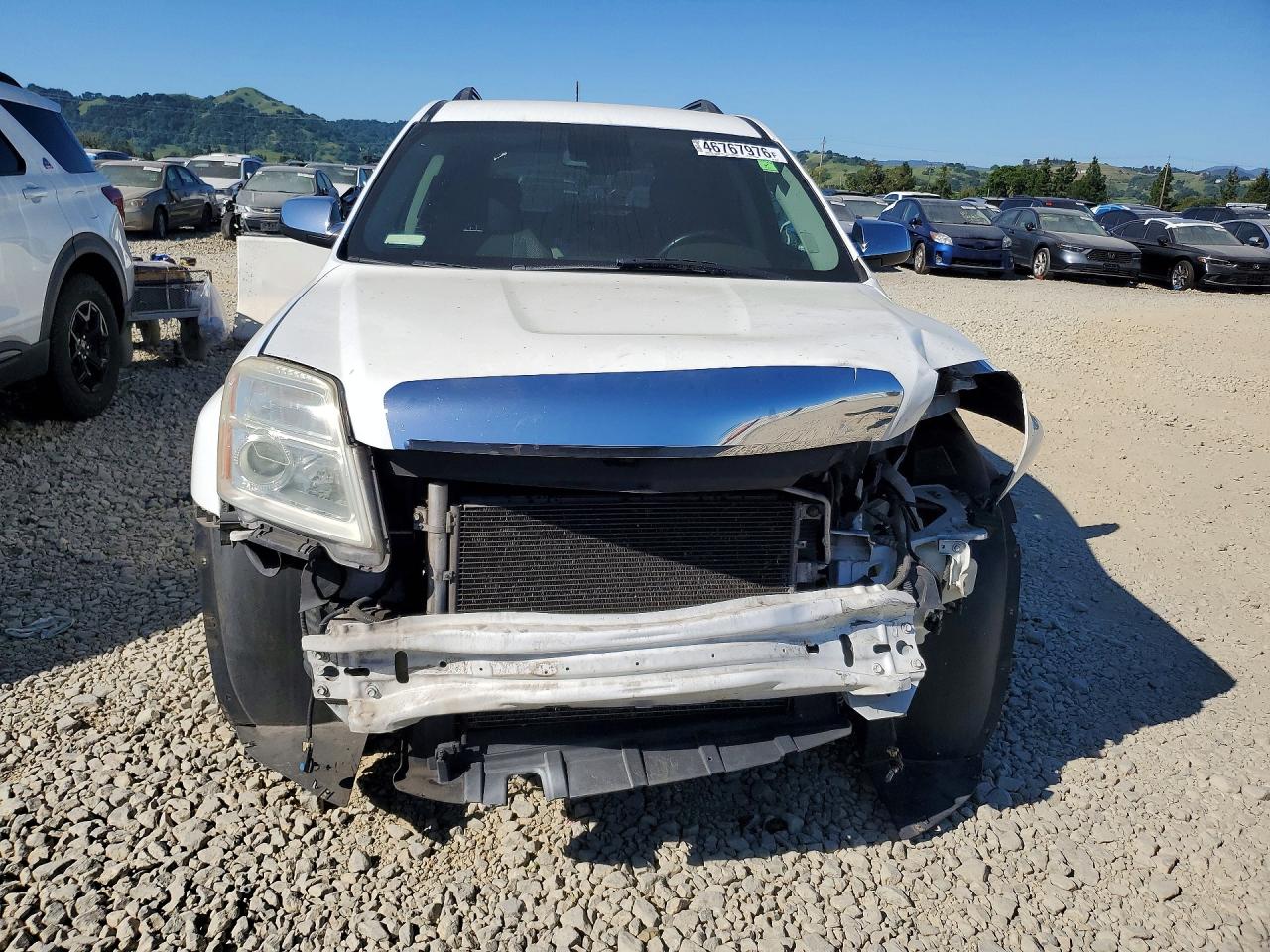 2013 Gmc Terrain Sle White vin: 2GKALSEK9D6289432