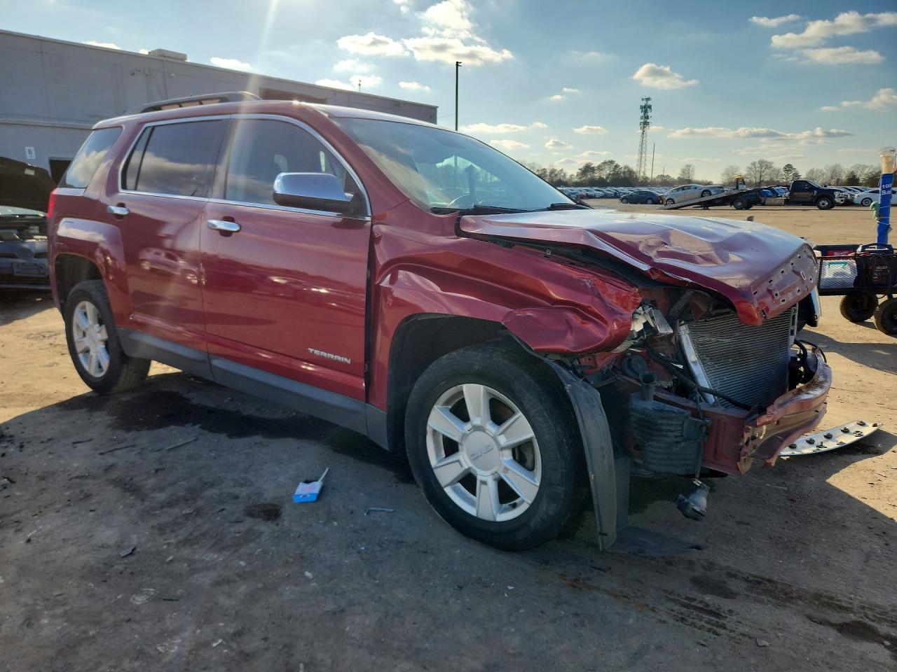 2013 Gmc Terrain Sle Burgundy vin: 2GKALSEK9D6385724