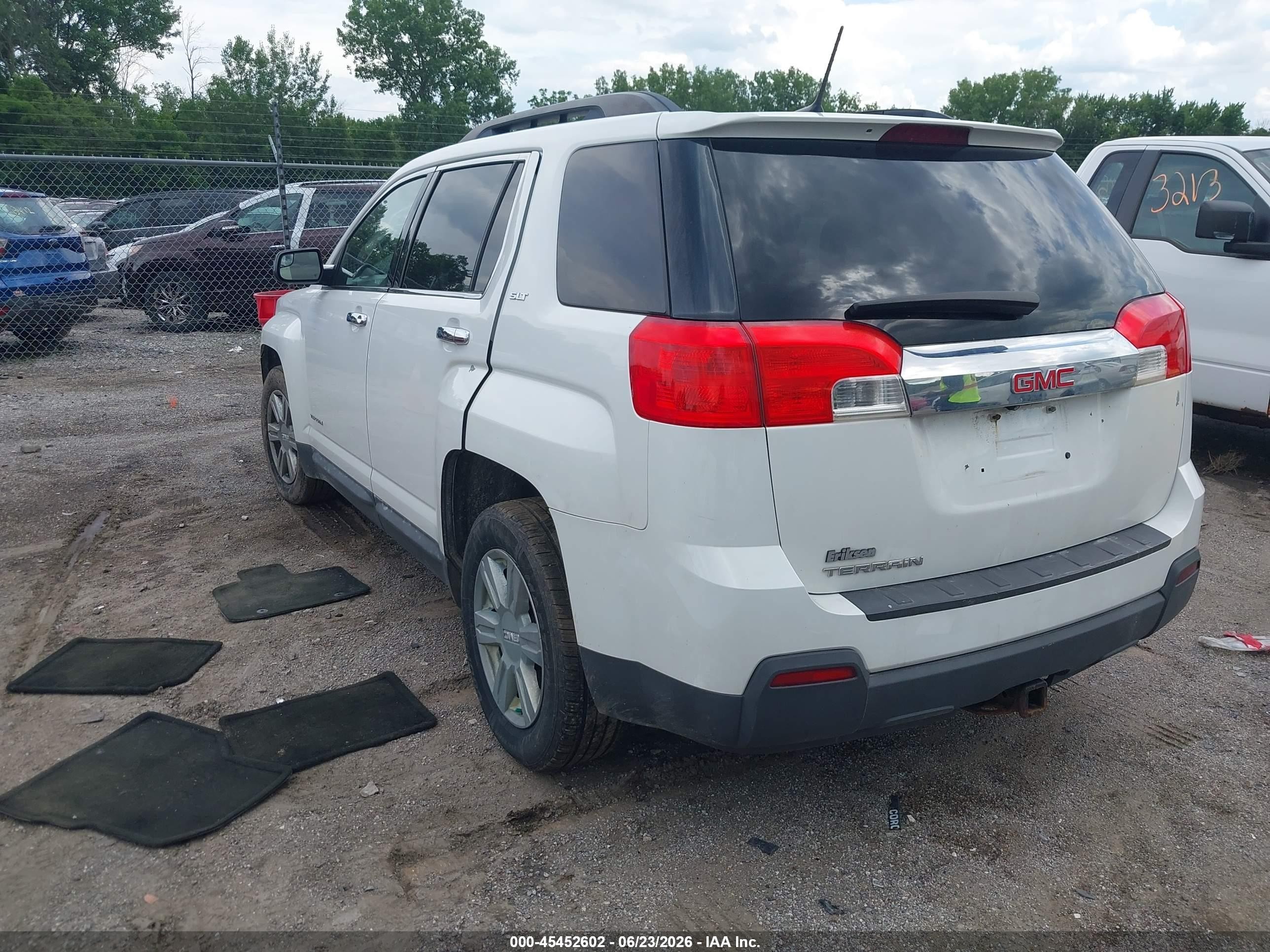 2014 Gmc Terrain Slt-1 Белый vin: 2GKALSEK9E6154520