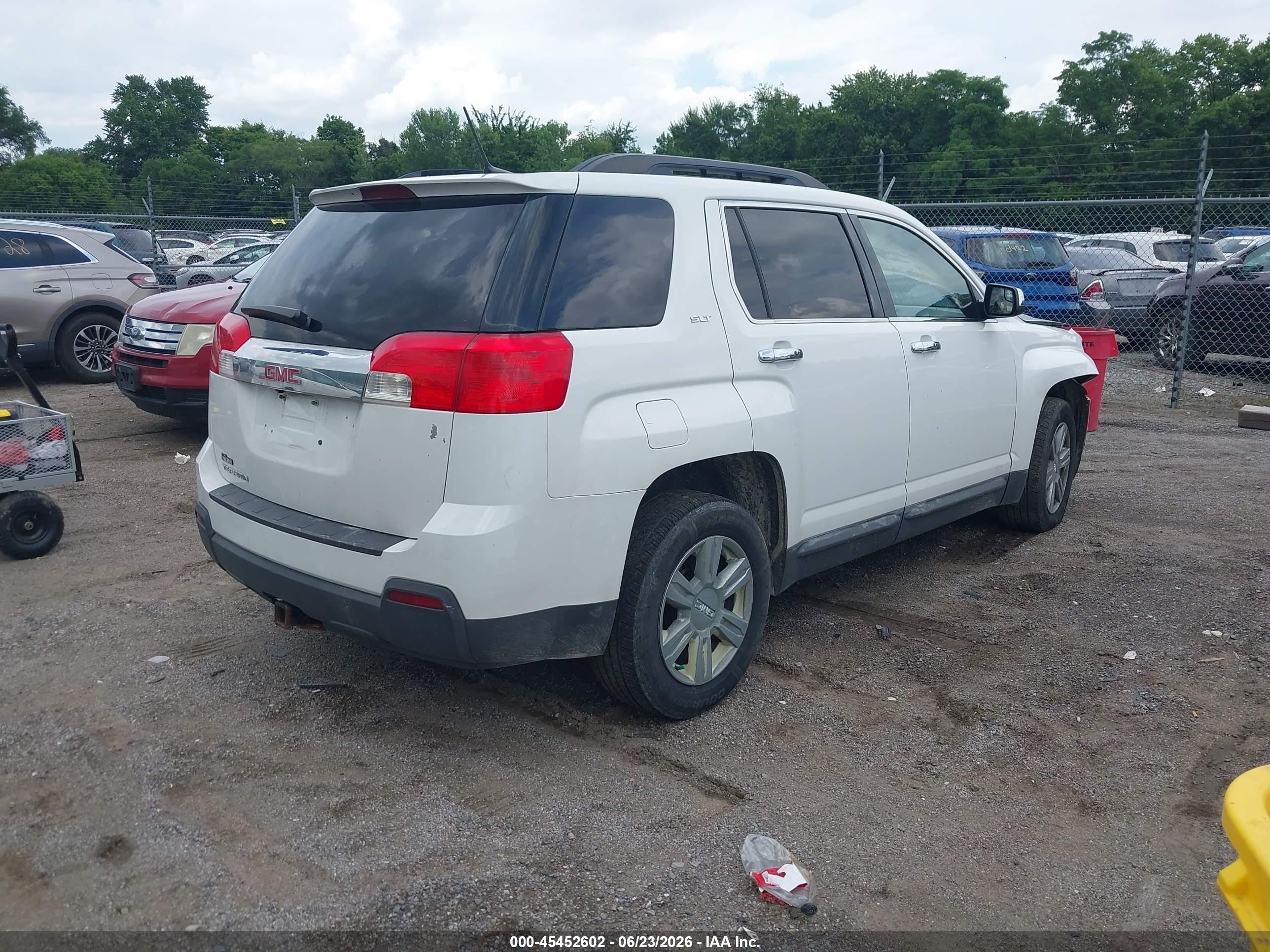 2014 Gmc Terrain Slt-1 Белый vin: 2GKALSEK9E6154520