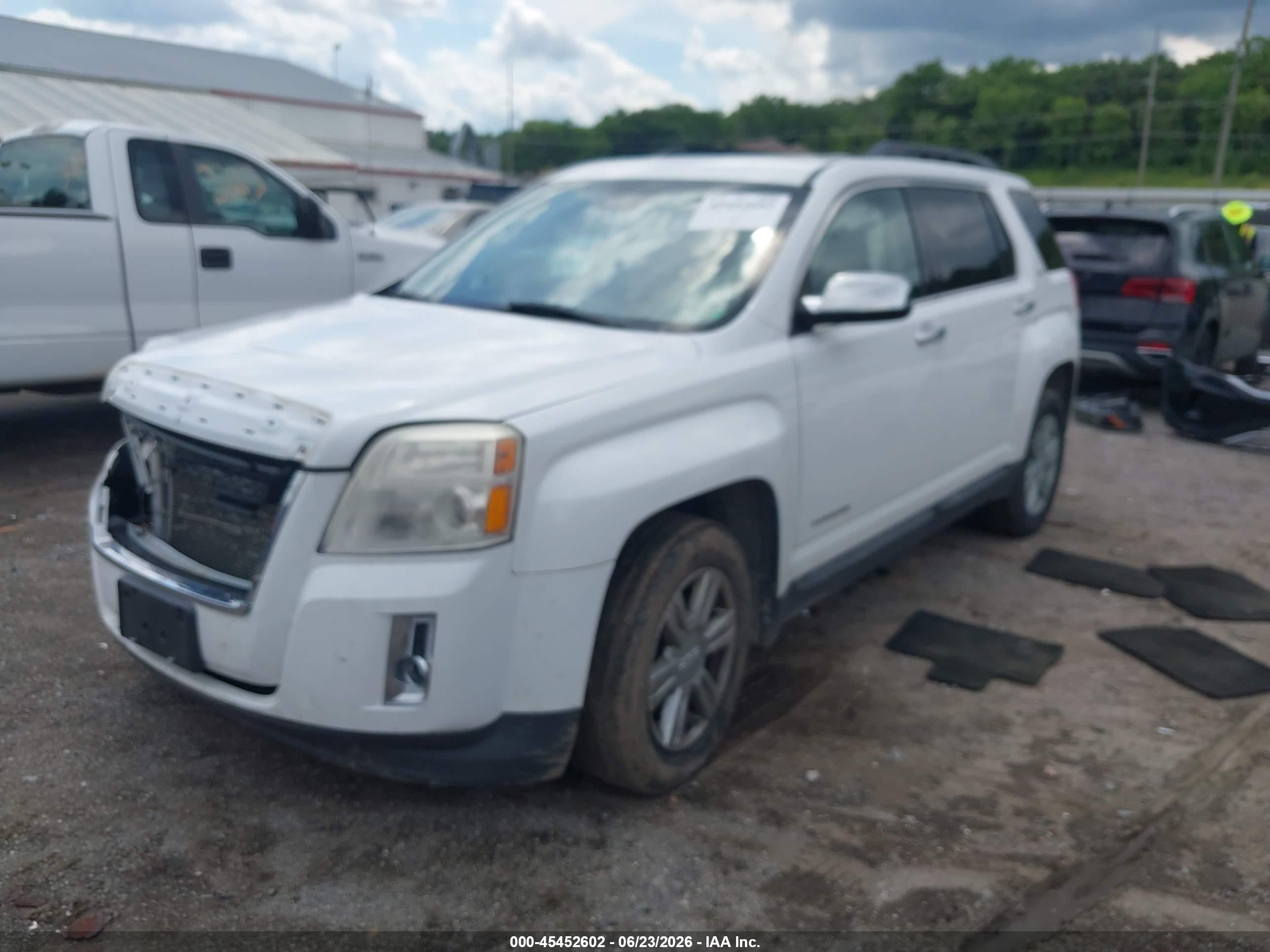 2014 Gmc Terrain Slt-1 Белый vin: 2GKALSEK9E6154520