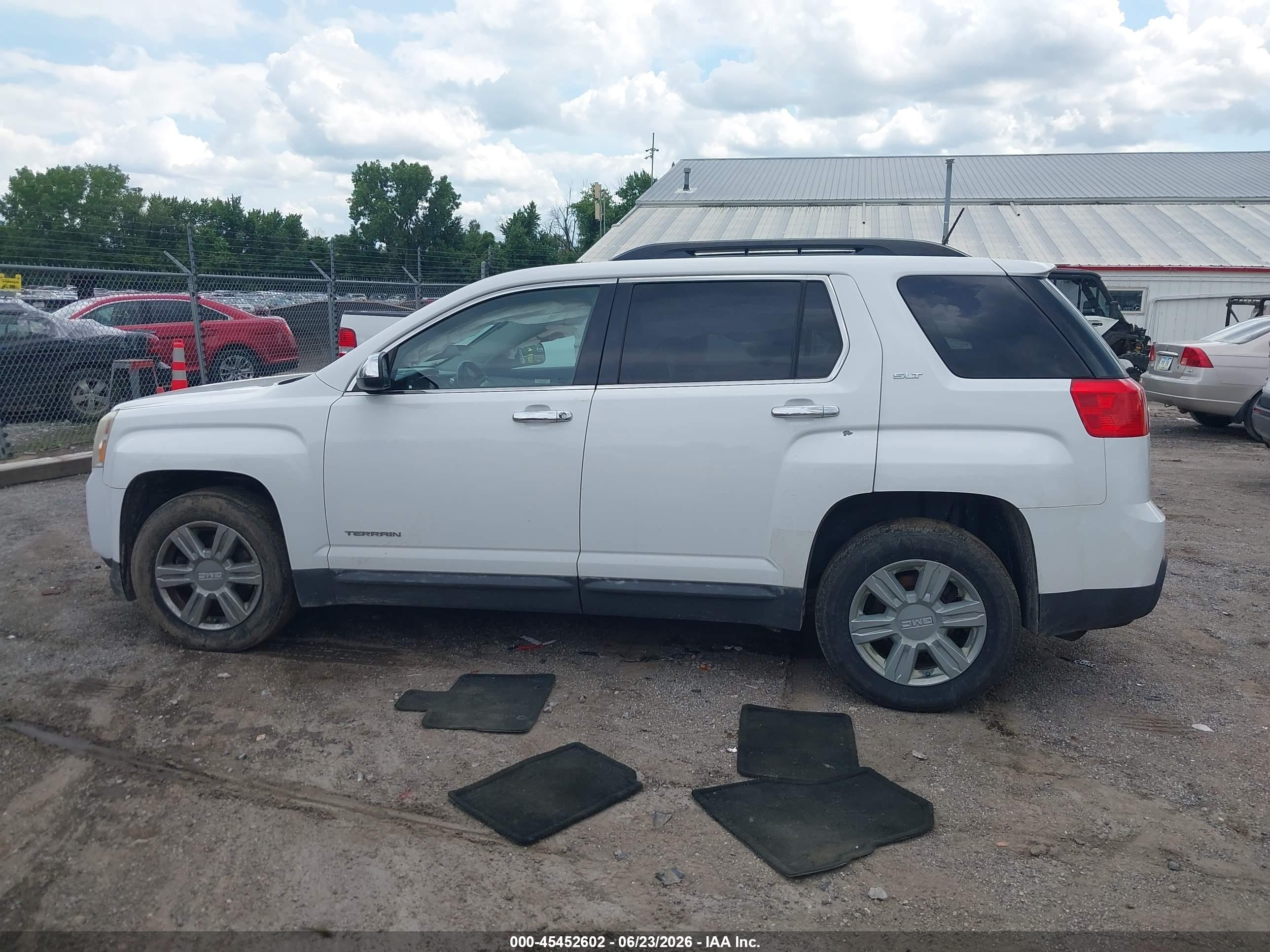 2014 Gmc Terrain Slt-1 Белый vin: 2GKALSEK9E6154520