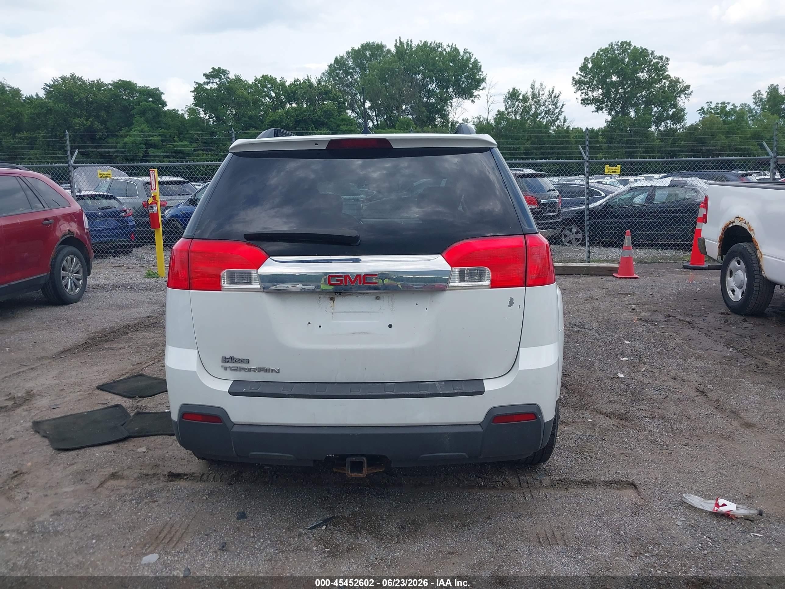 2014 Gmc Terrain Slt-1 Белый vin: 2GKALSEK9E6154520