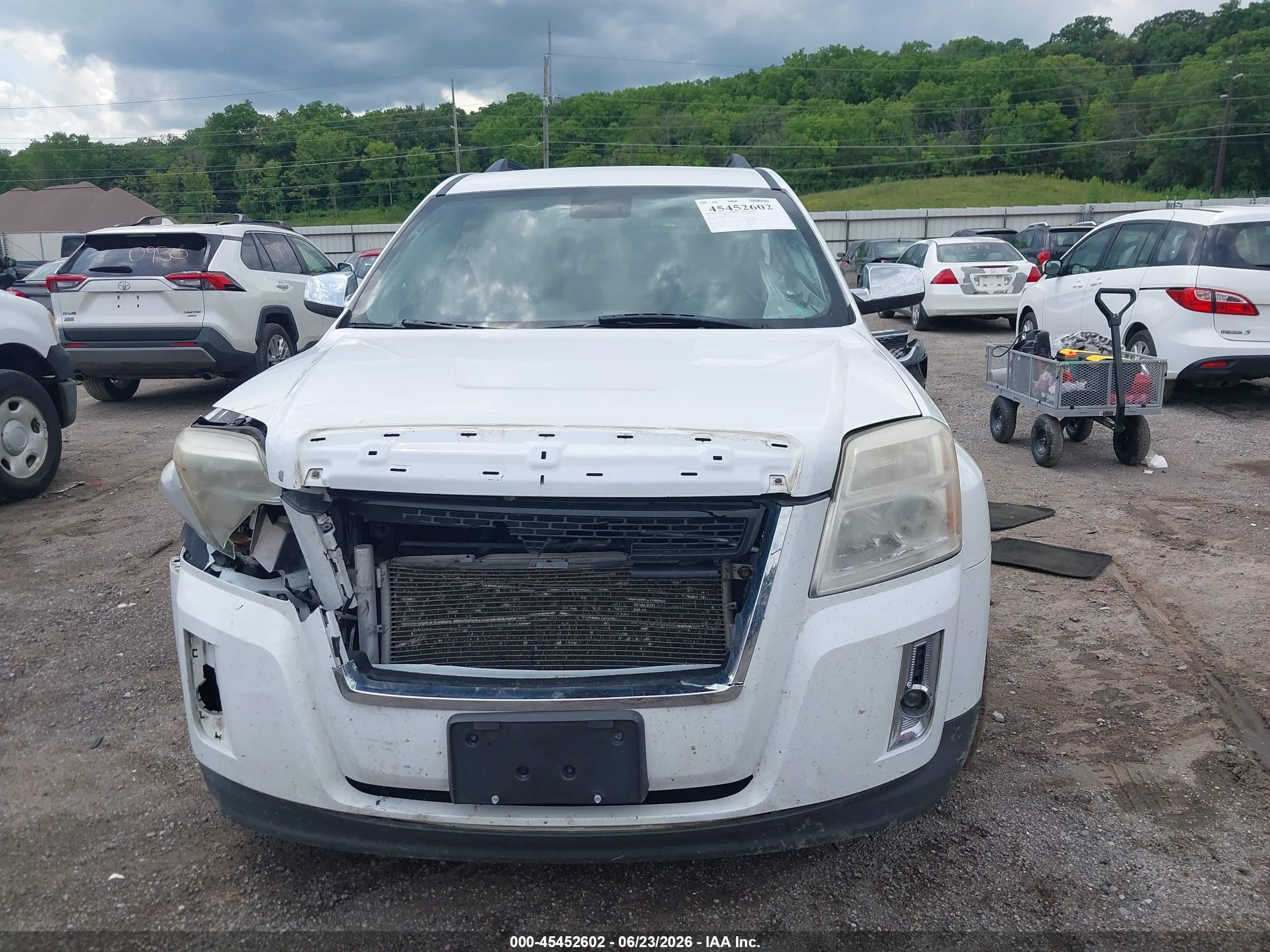 2014 Gmc Terrain Slt-1 Белый vin: 2GKALSEK9E6154520