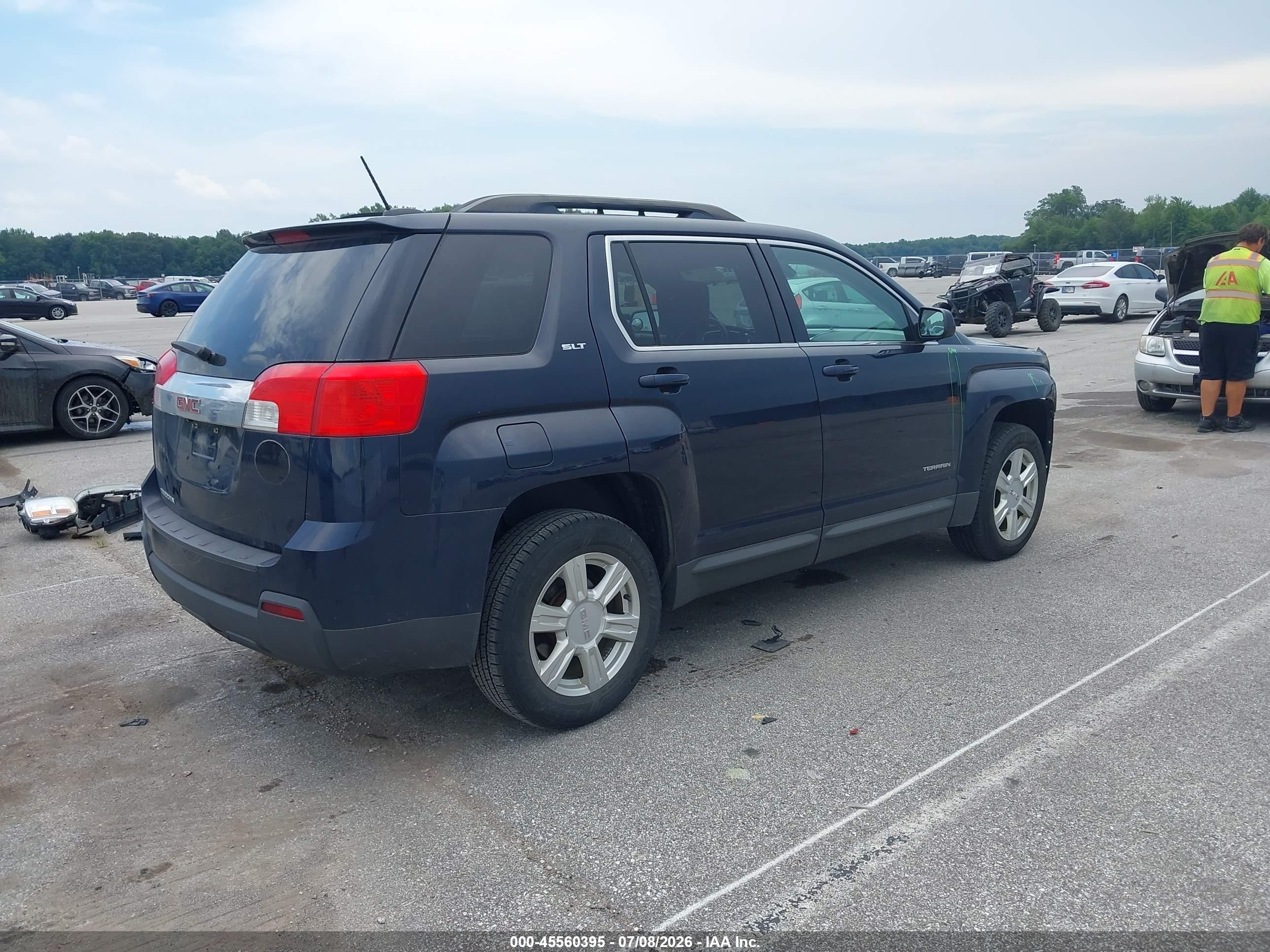 2015 Gmc Terrain Slt-1 Dark Blue vin: 2GKALSEK9F6149805