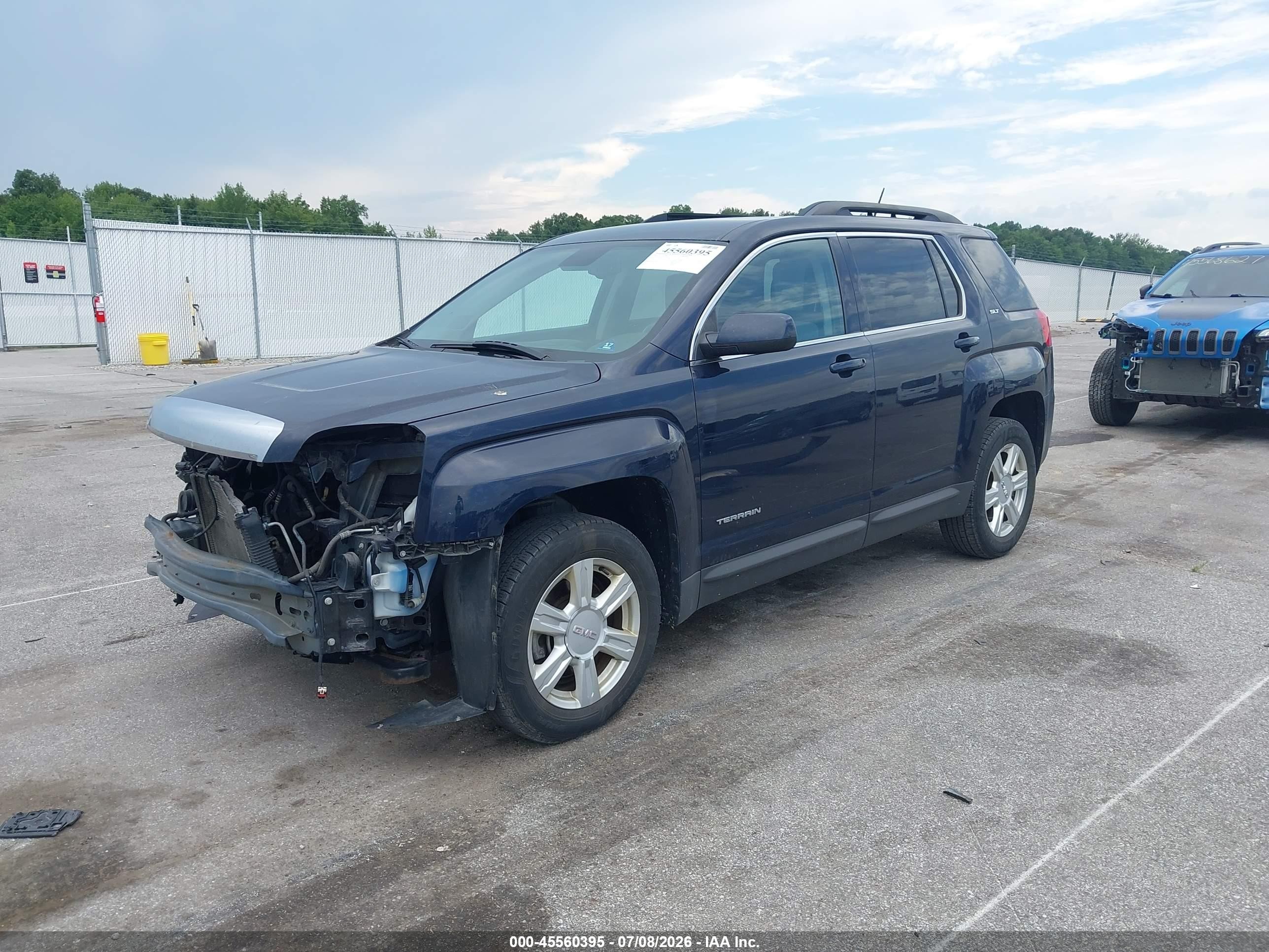 2015 Gmc Terrain Slt-1 Dark Blue vin: 2GKALSEK9F6149805