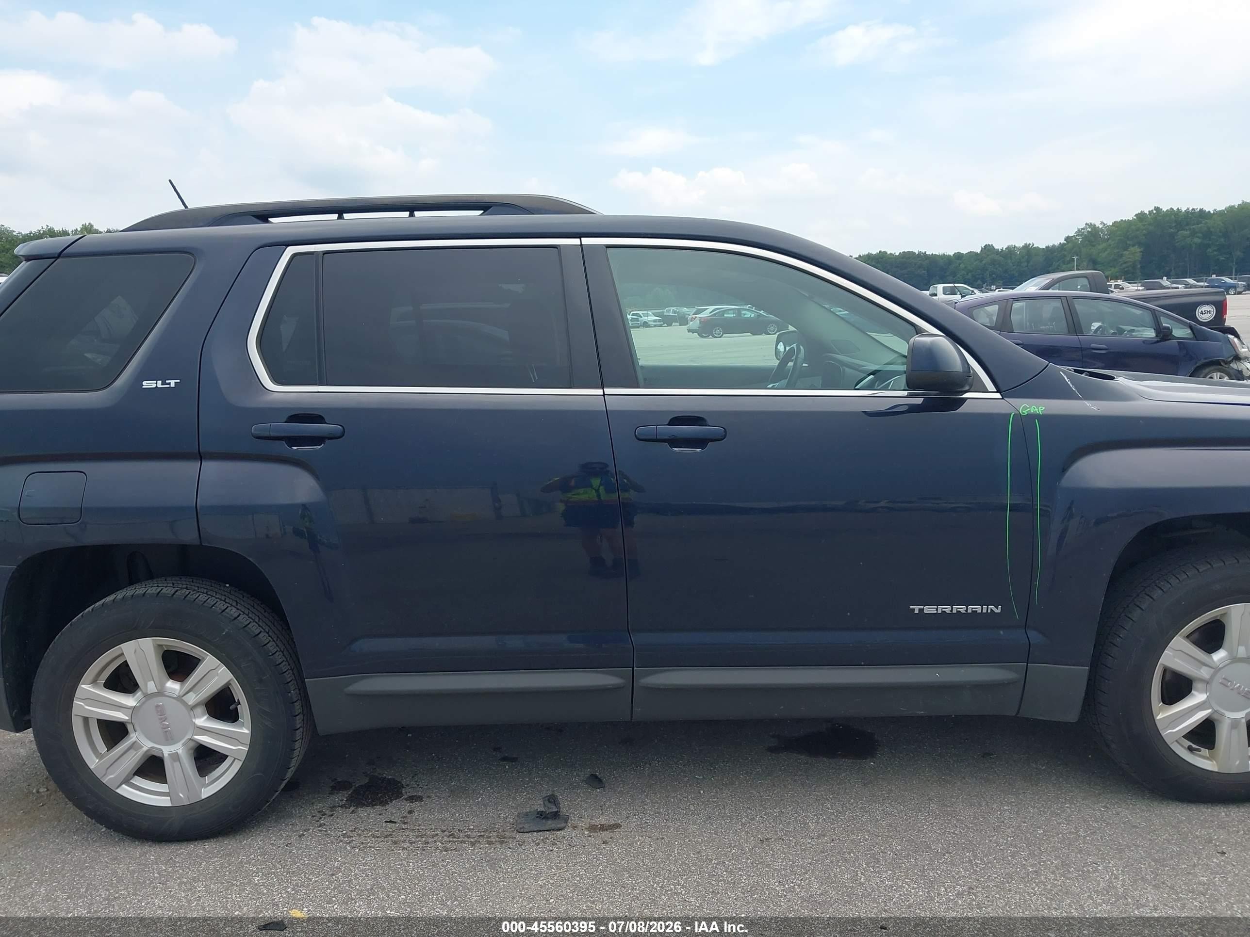 2015 Gmc Terrain Slt-1 Dark Blue vin: 2GKALSEK9F6149805