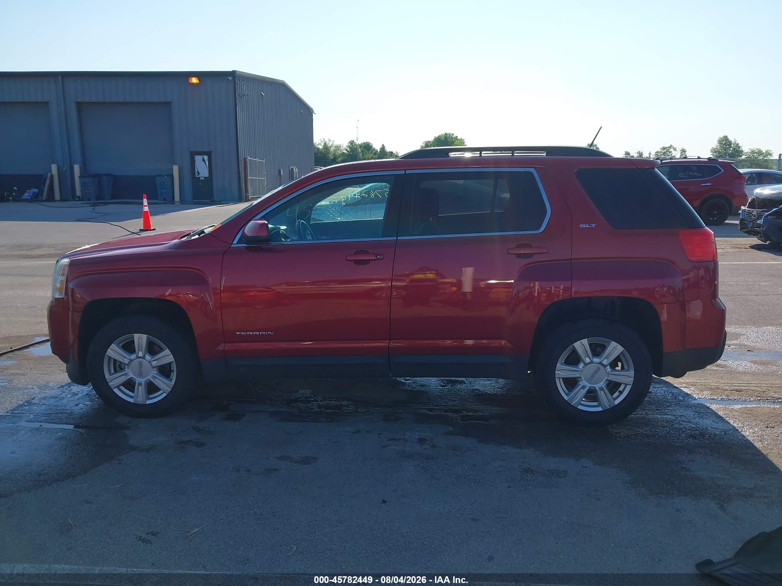 2015 Gmc Terrain Slt-1 Red vin: 2GKALSEK9F6186935