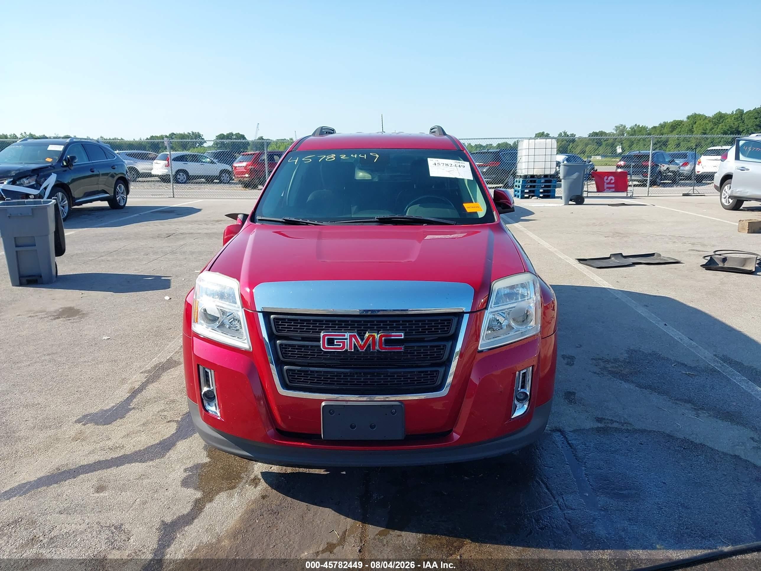 2015 Gmc Terrain Slt-1 Red vin: 2GKALSEK9F6186935