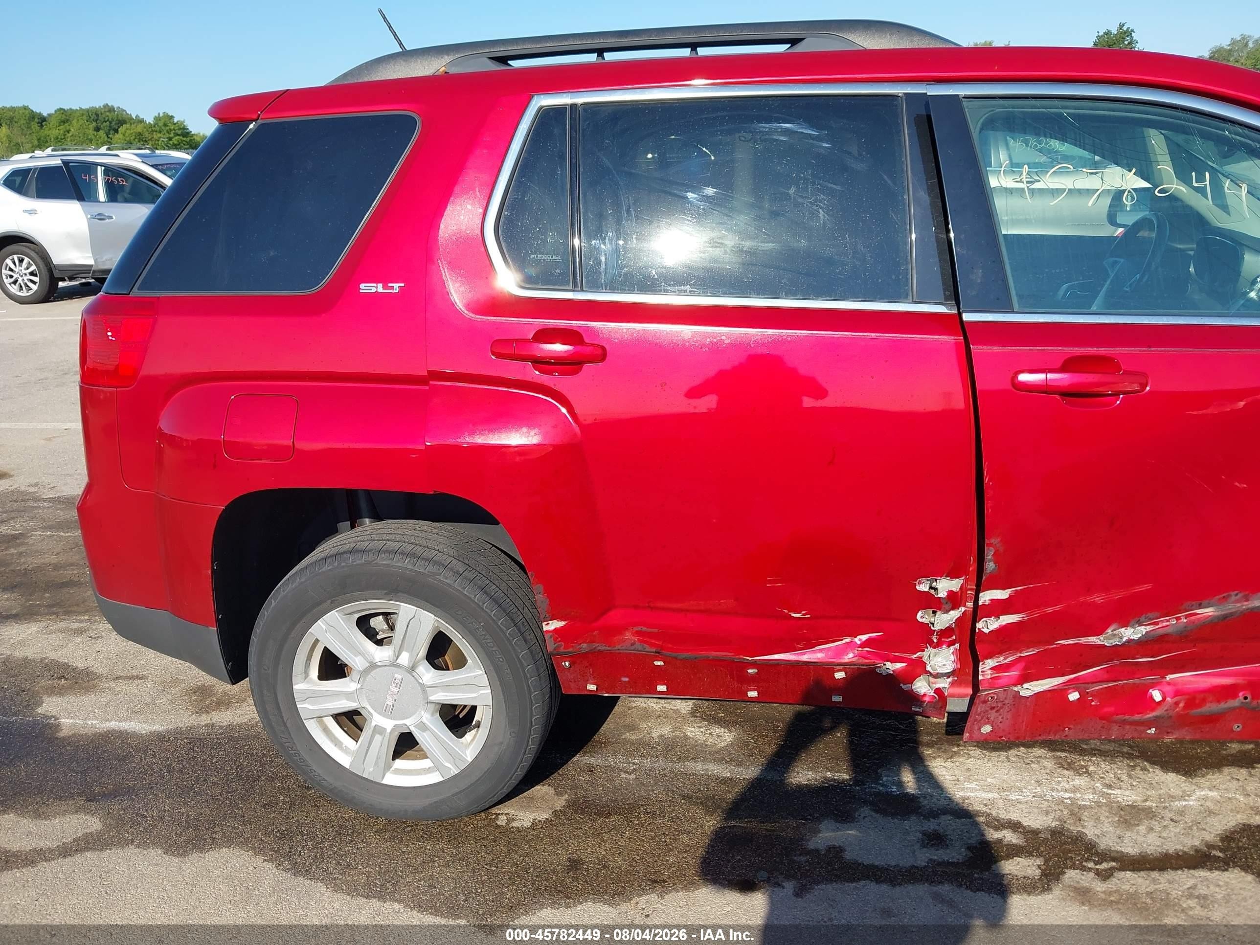 2015 Gmc Terrain Slt-1 Red vin: 2GKALSEK9F6186935