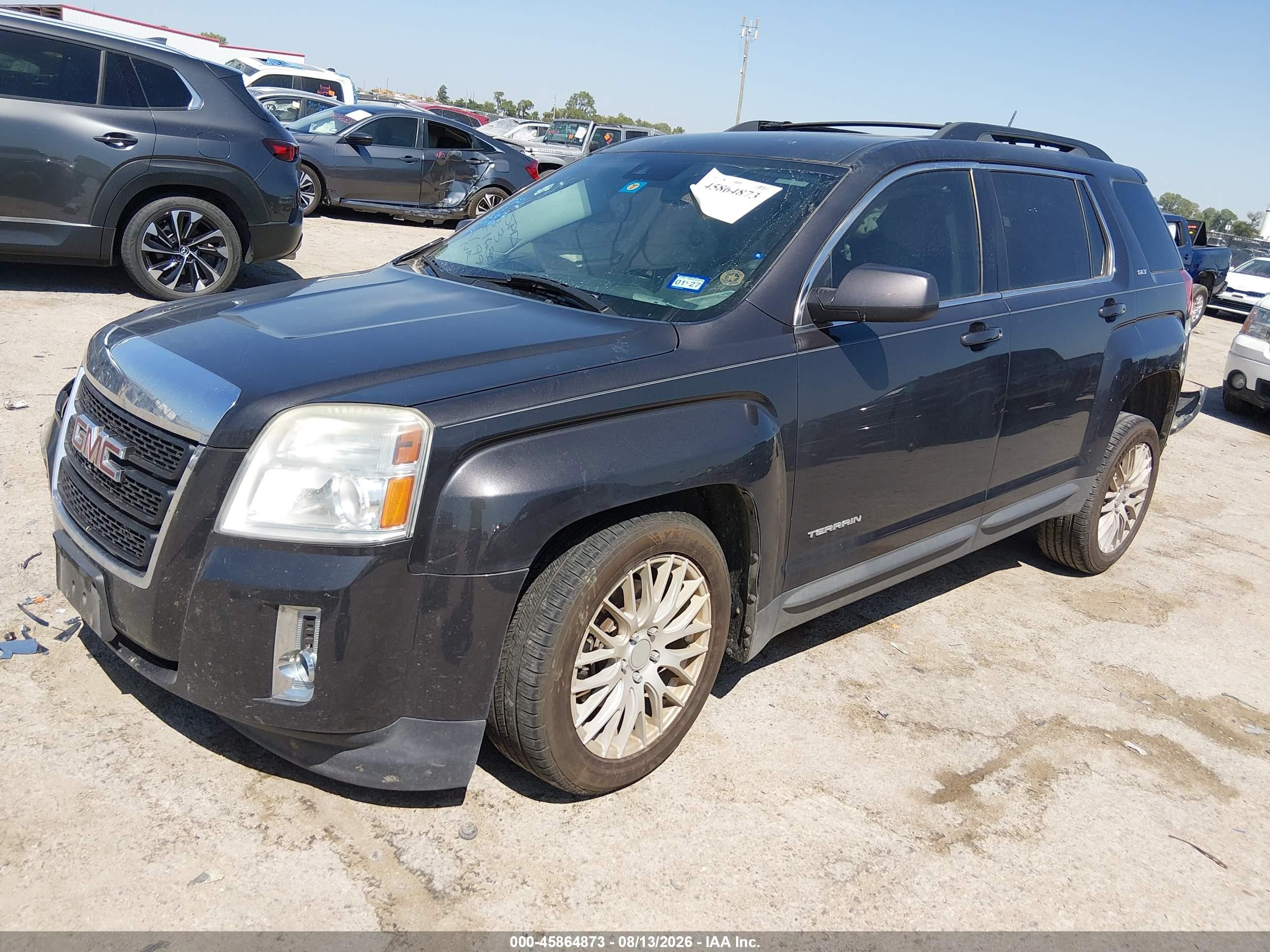 2015 Gmc Terrain Slt-1 Black vin: 2GKALSEK9F6199300