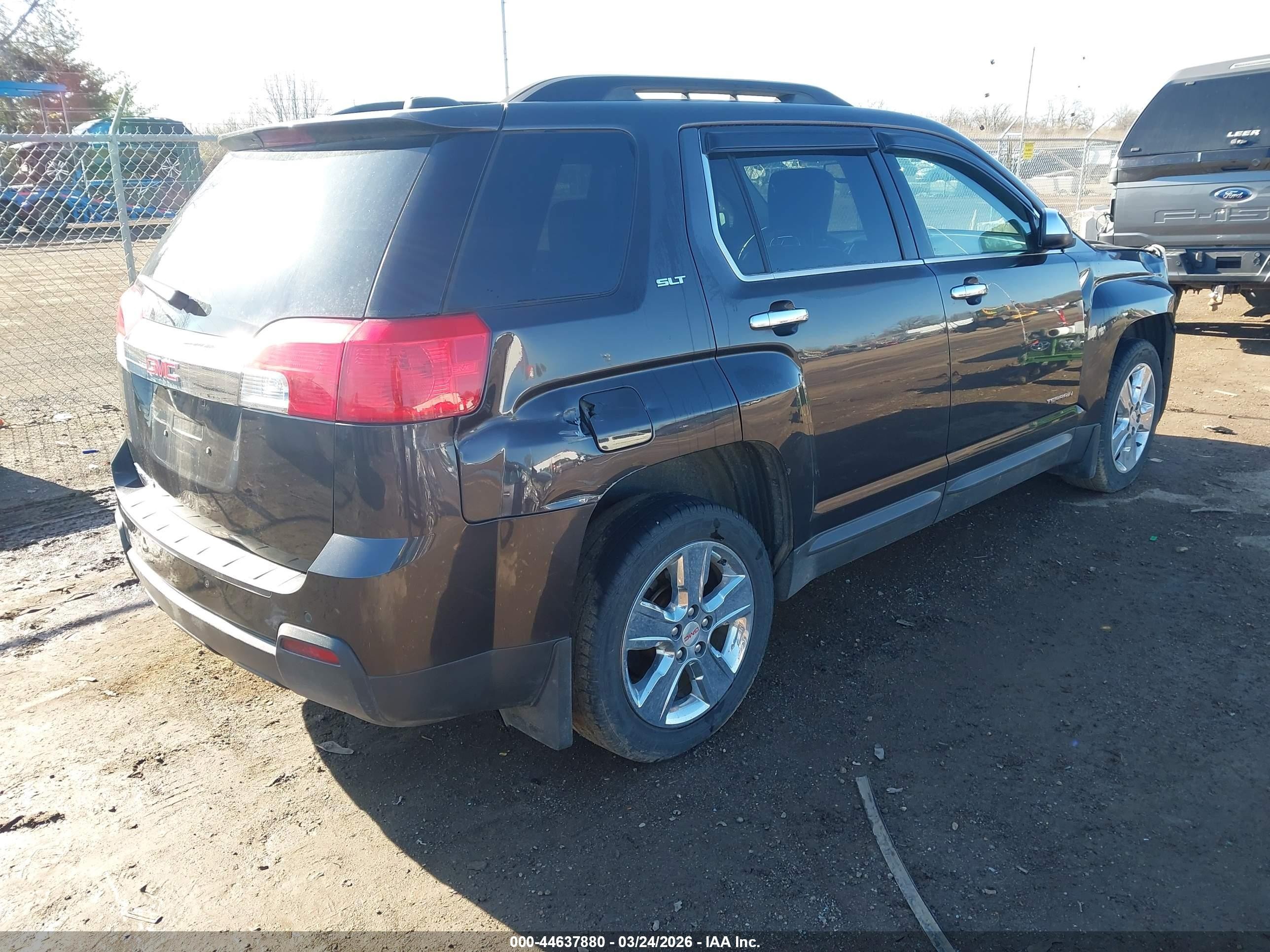 2015 Gmc Terrain Slt-1 Black vin: 2GKALSEK9F6246650