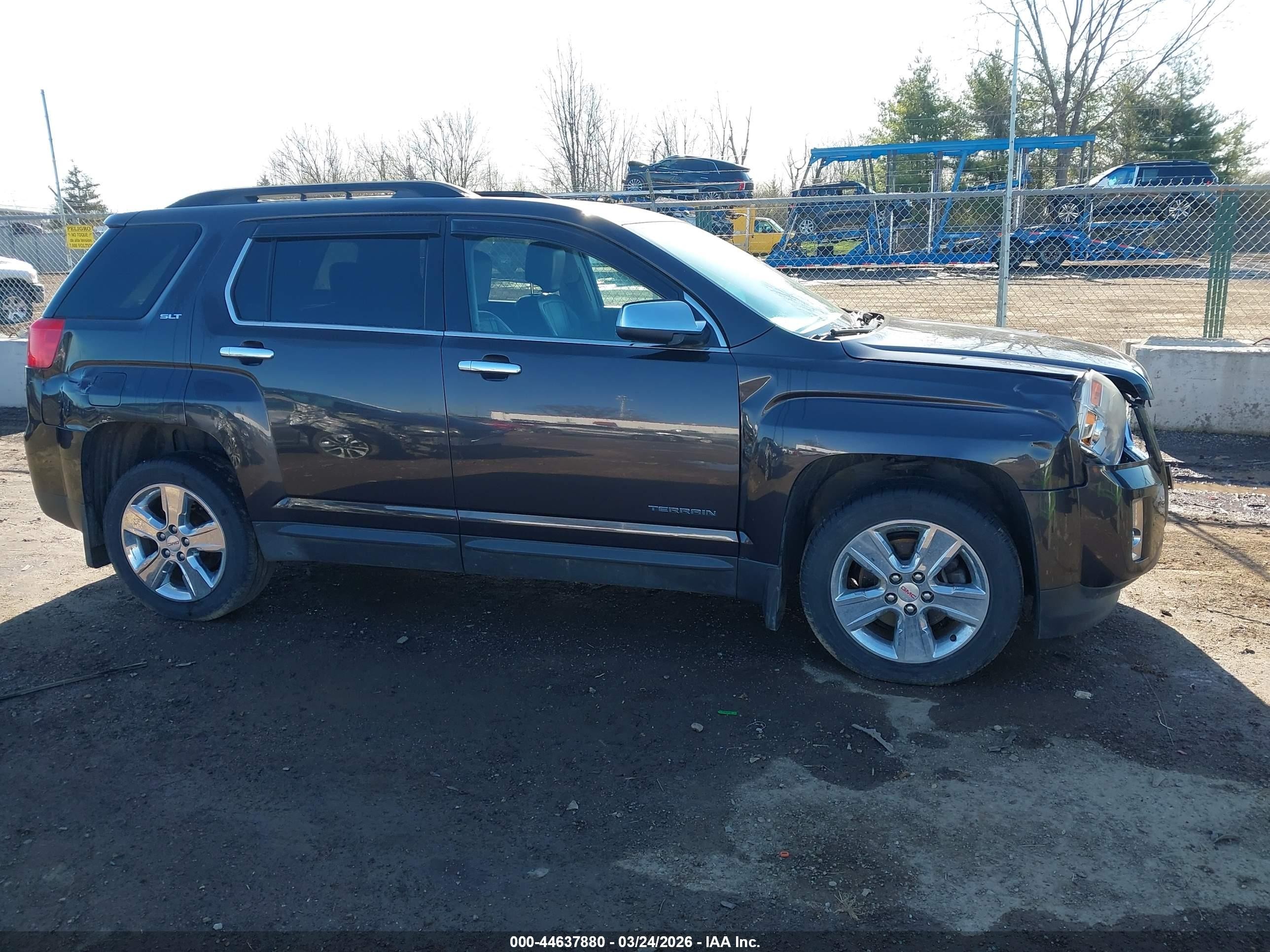 2015 Gmc Terrain Slt-1 Black vin: 2GKALSEK9F6246650