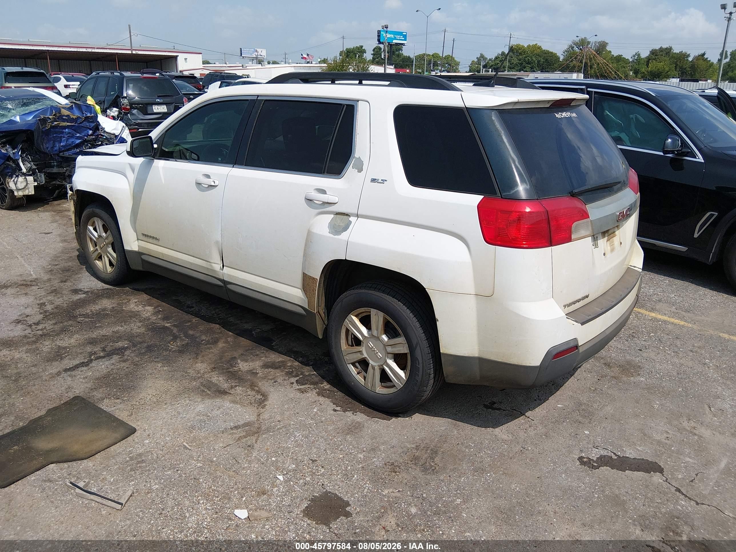 2014 Gmc Terrain Slt-1 White vin: 2GKALSEKXE6148919