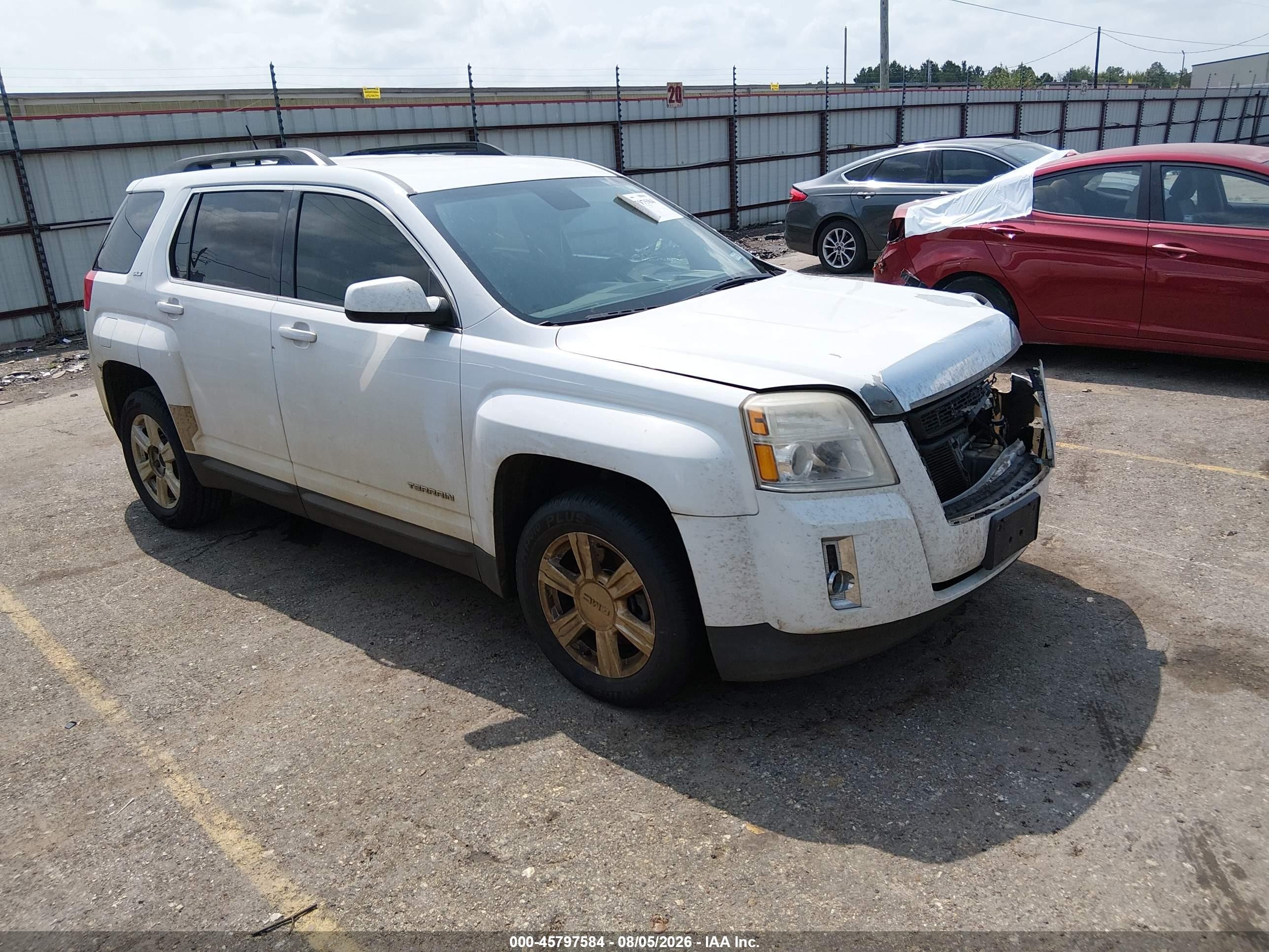 2014 Gmc Terrain Slt-1 White vin: 2GKALSEKXE6148919