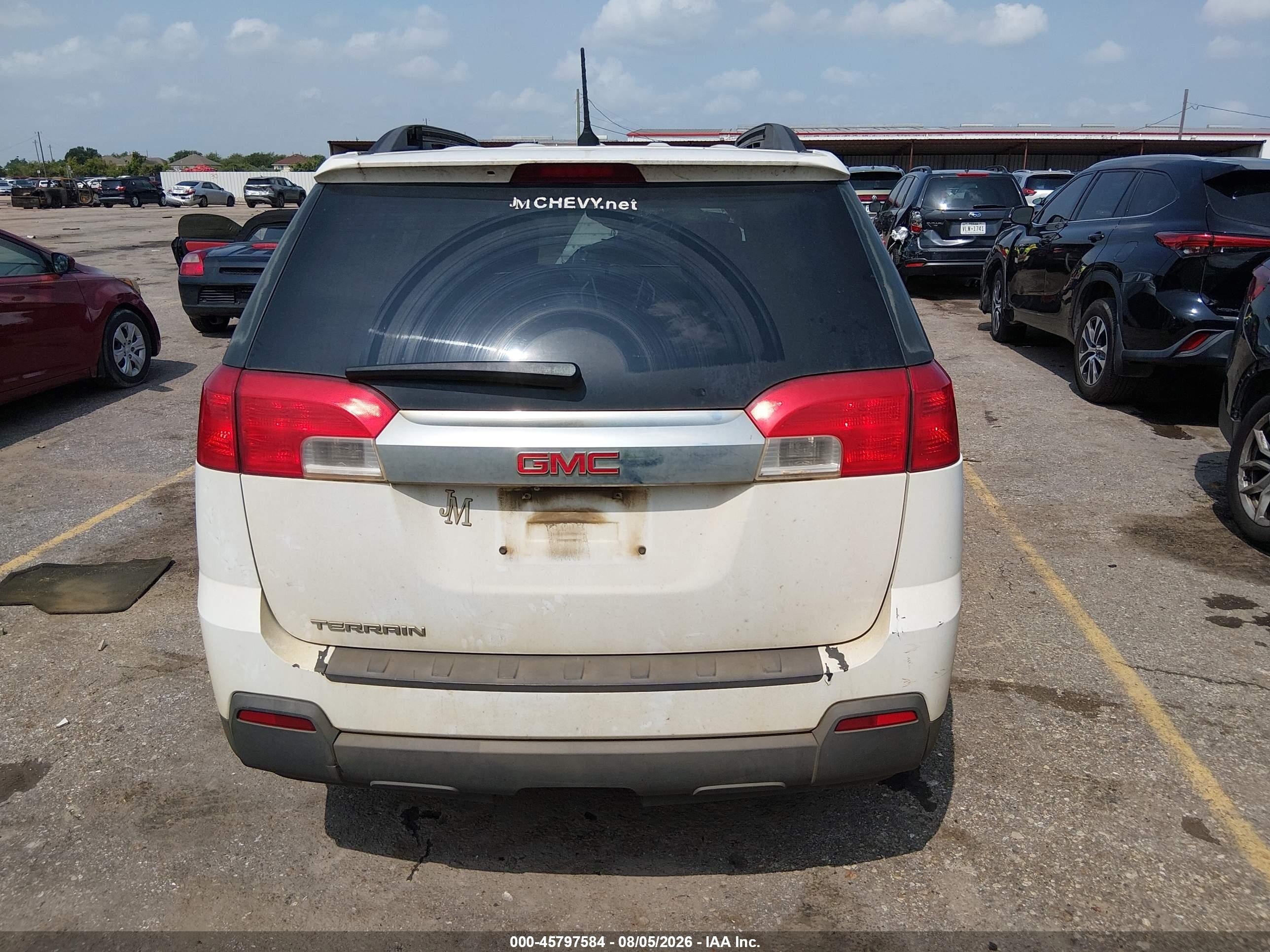 2014 Gmc Terrain Slt-1 White vin: 2GKALSEKXE6148919