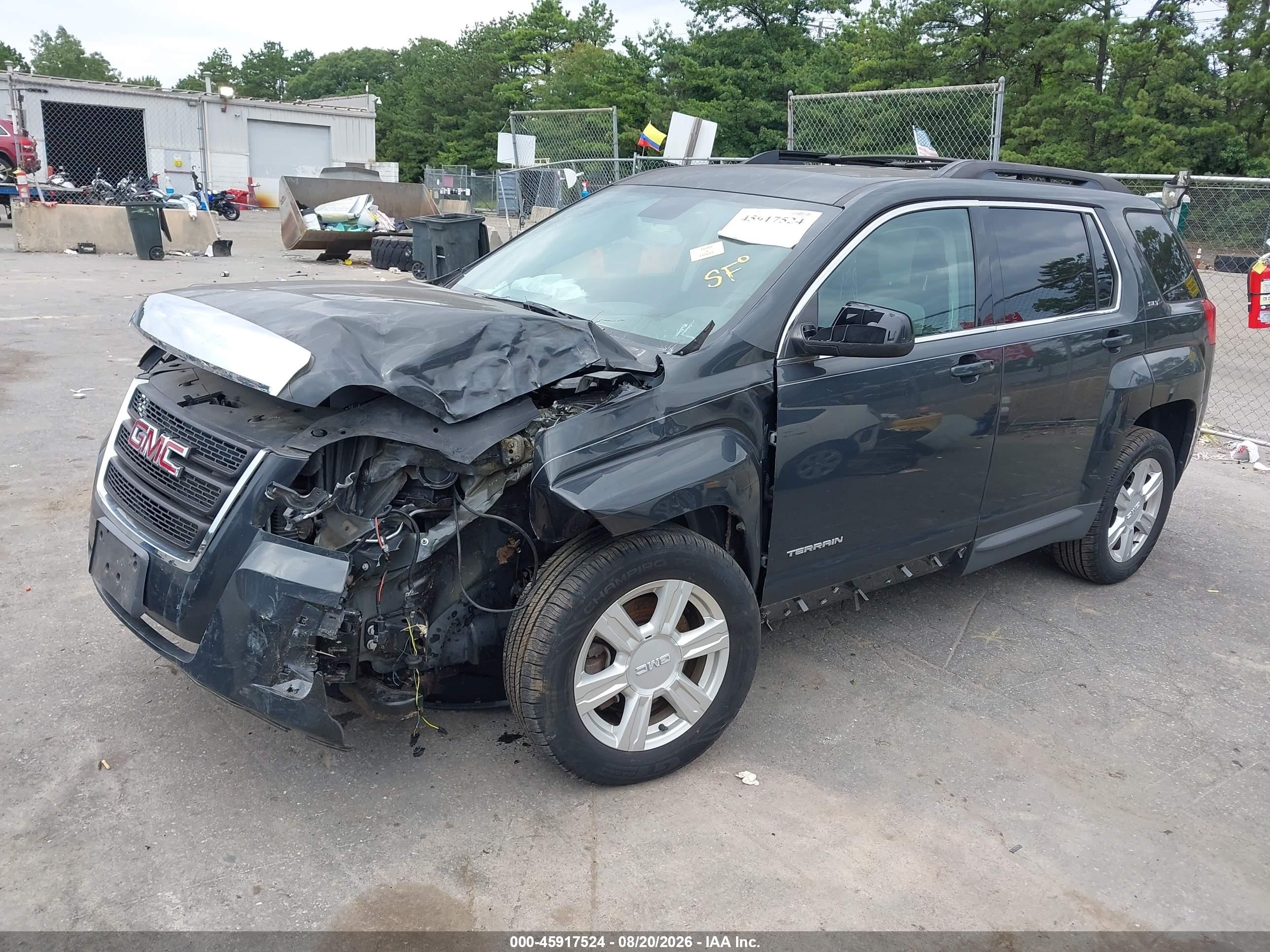 2014 Gmc Terrain Slt-1 Черный vin: 2GKALSEKXE6195982