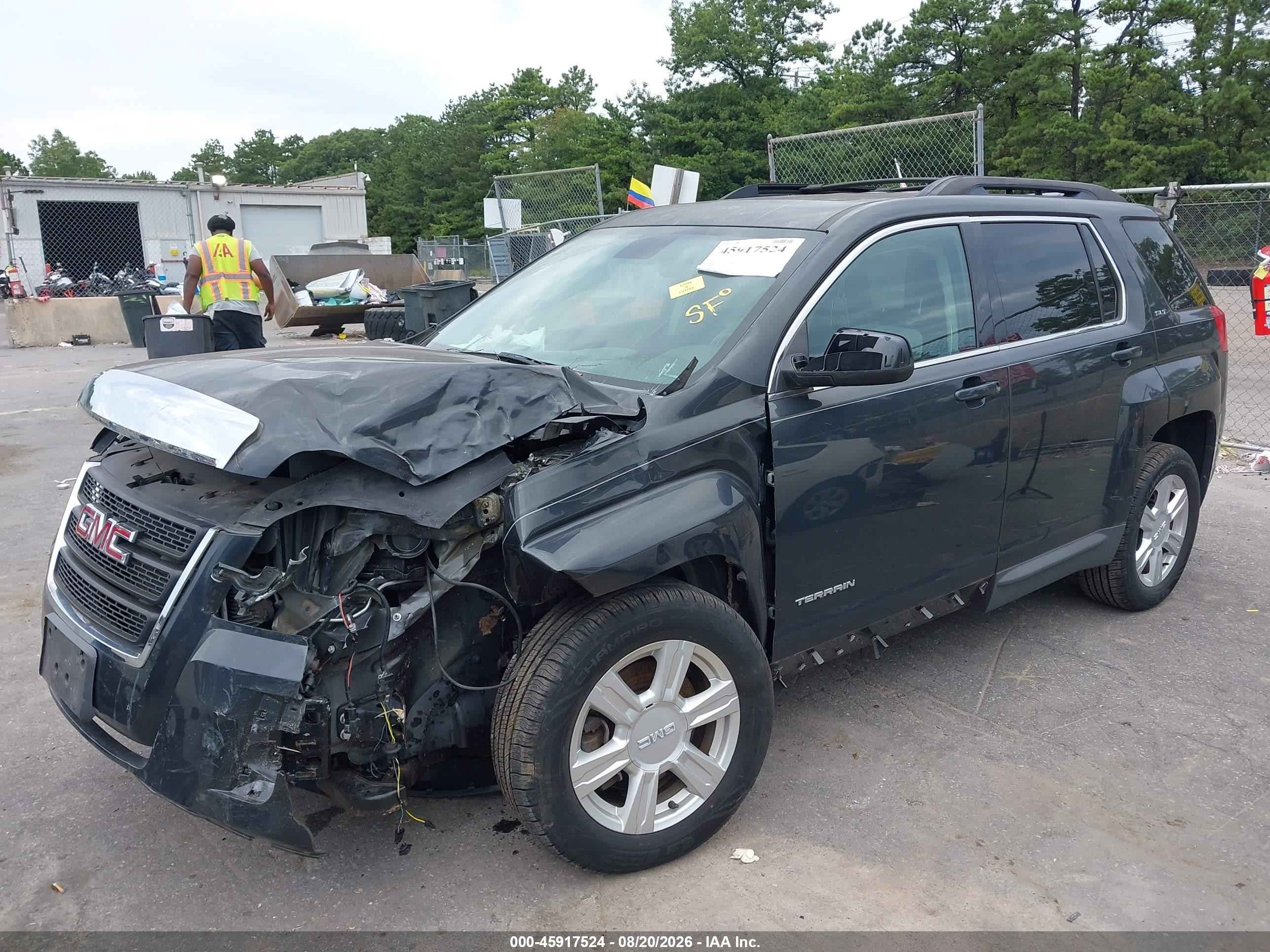 2014 Gmc Terrain Slt-1 Черный vin: 2GKALSEKXE6195982