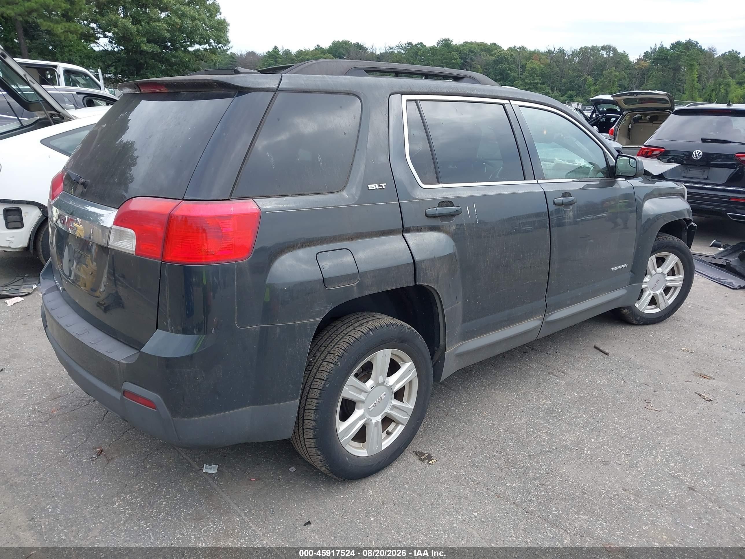 2014 Gmc Terrain Slt-1 Черный vin: 2GKALSEKXE6195982