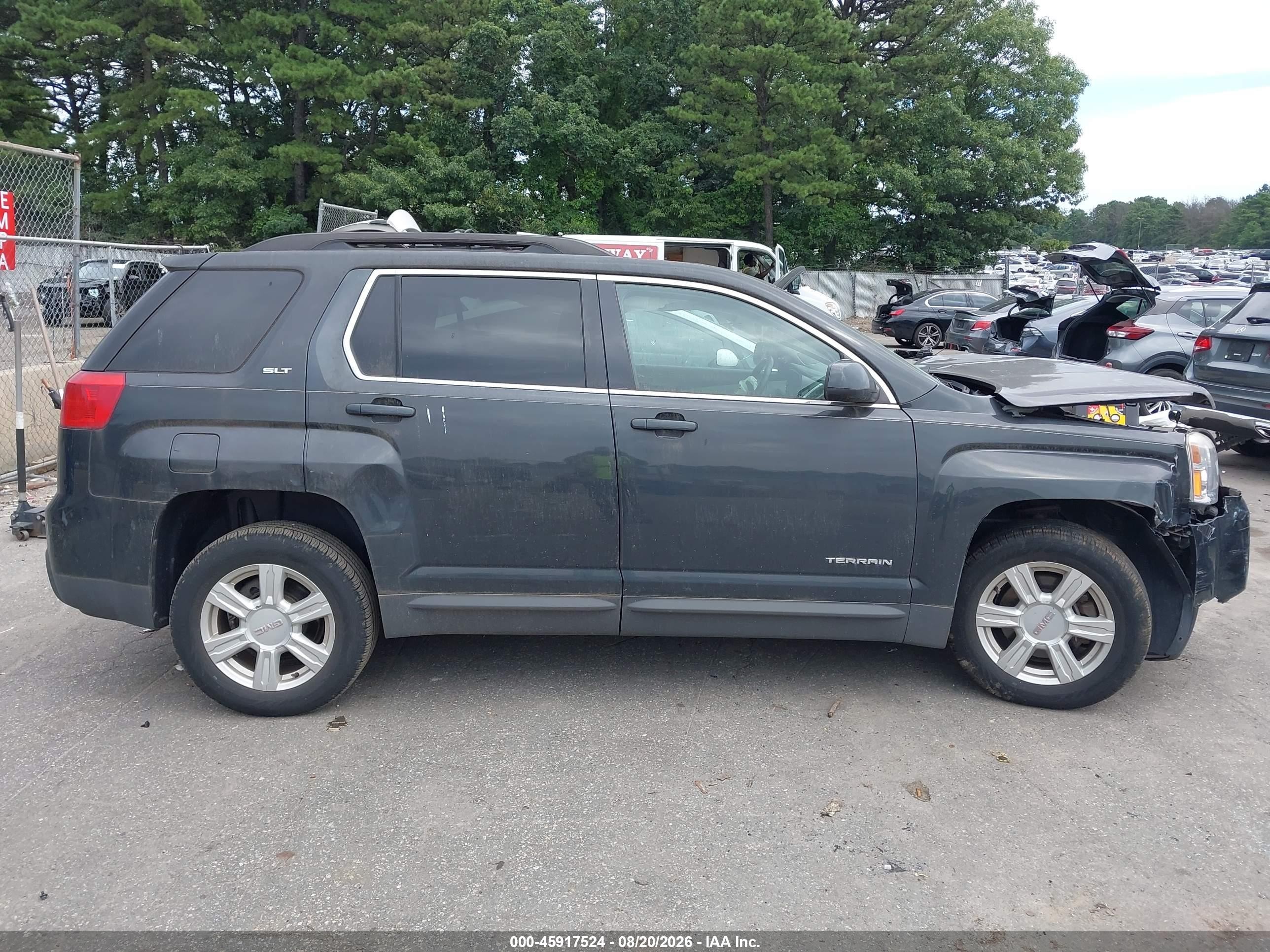 2014 Gmc Terrain Slt-1 Черный vin: 2GKALSEKXE6195982