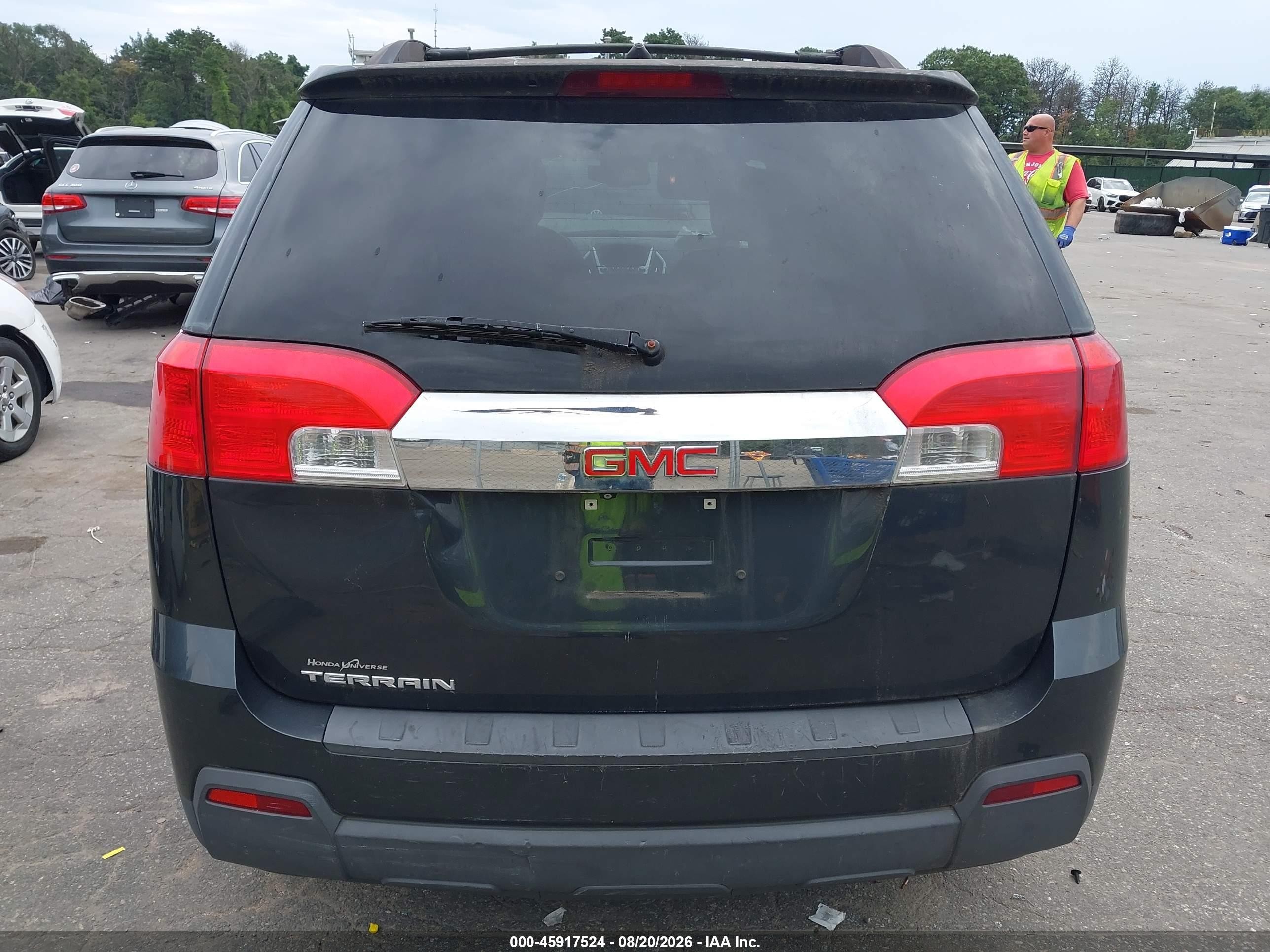 2014 Gmc Terrain Slt-1 Черный vin: 2GKALSEKXE6195982