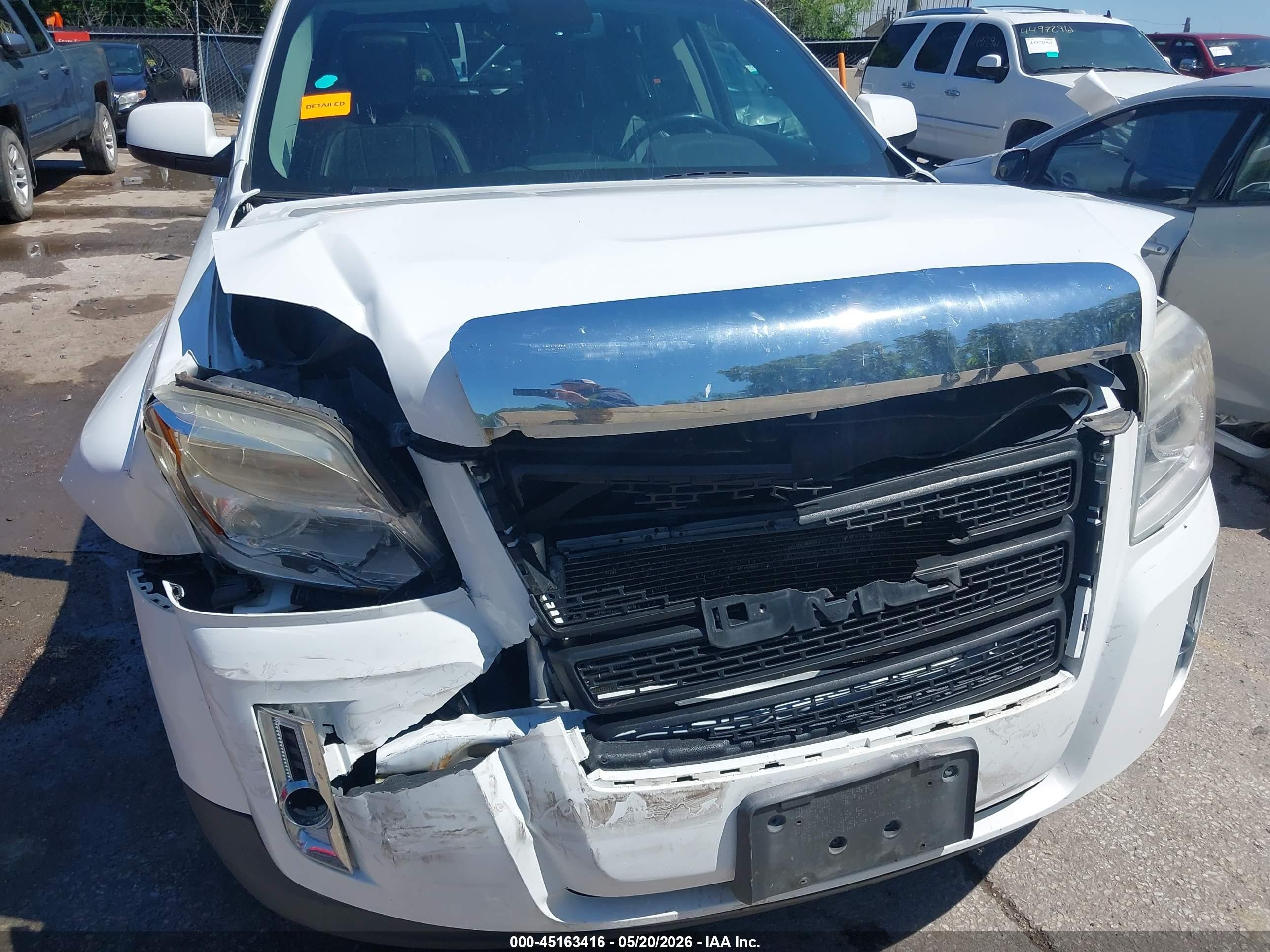 2014 Gmc Terrain Slt-1 White vin: 2GKALSEKXE6222419