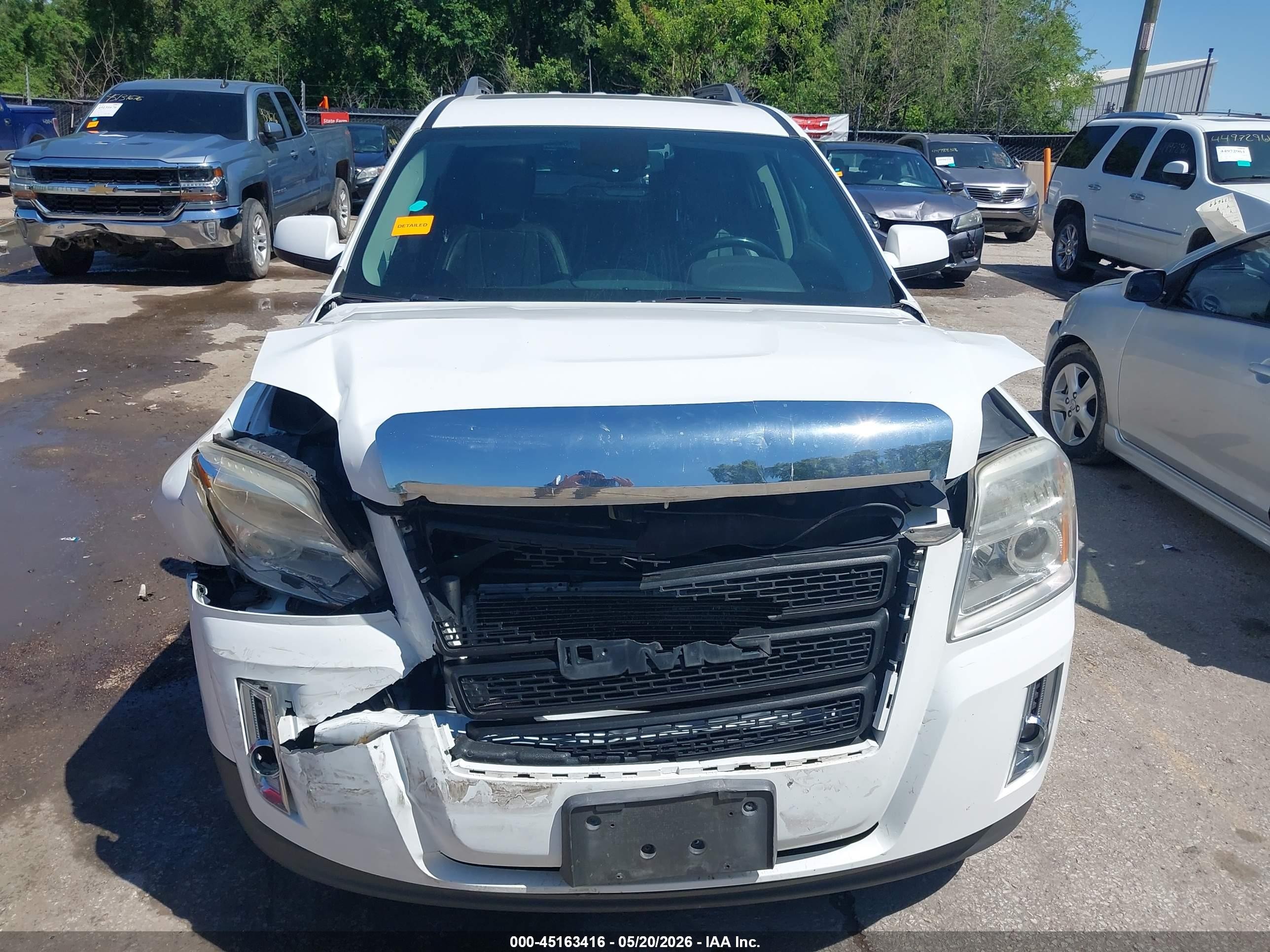 2014 Gmc Terrain Slt-1 White vin: 2GKALSEKXE6222419