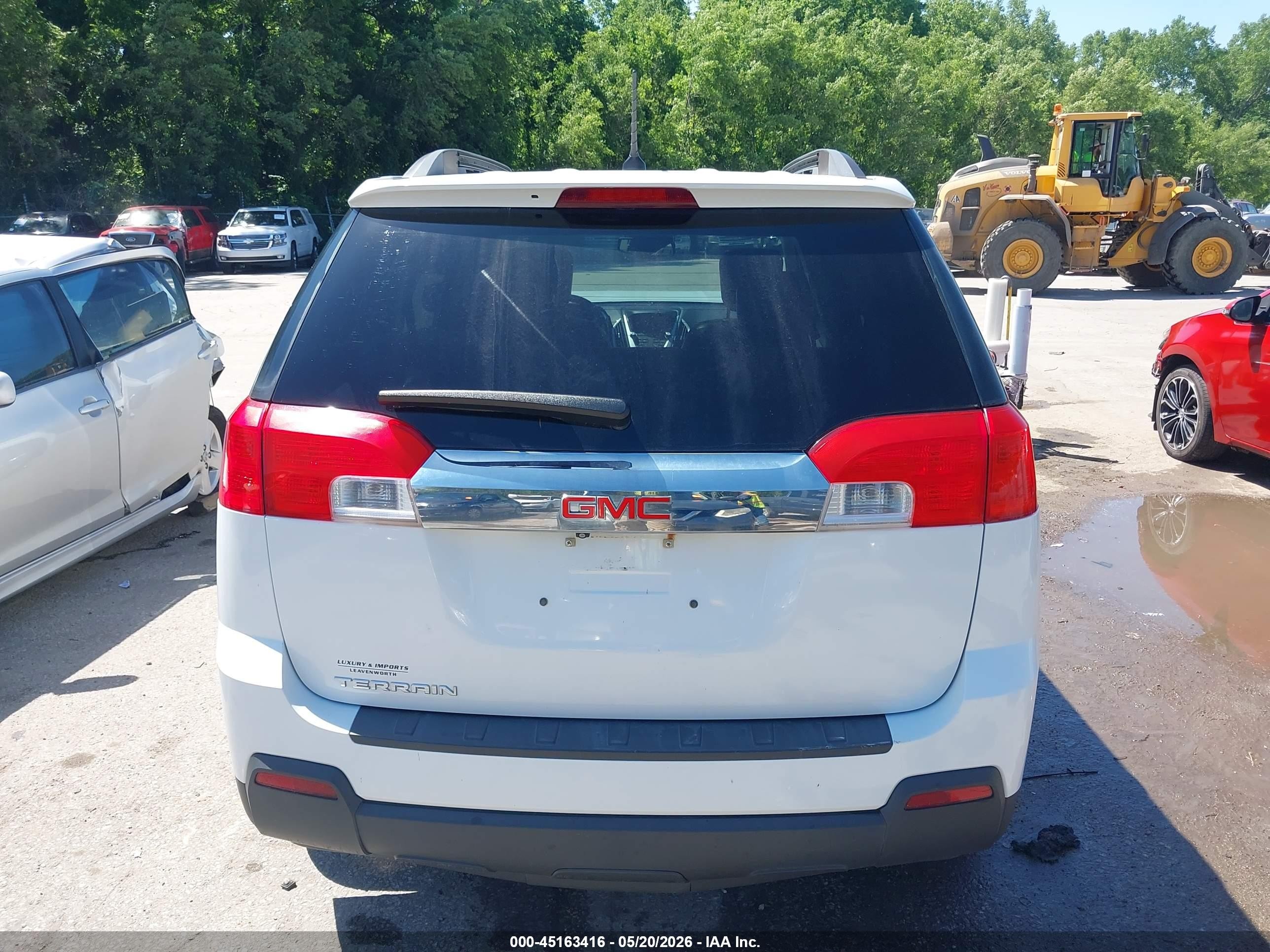 2014 Gmc Terrain Slt-1 White vin: 2GKALSEKXE6222419