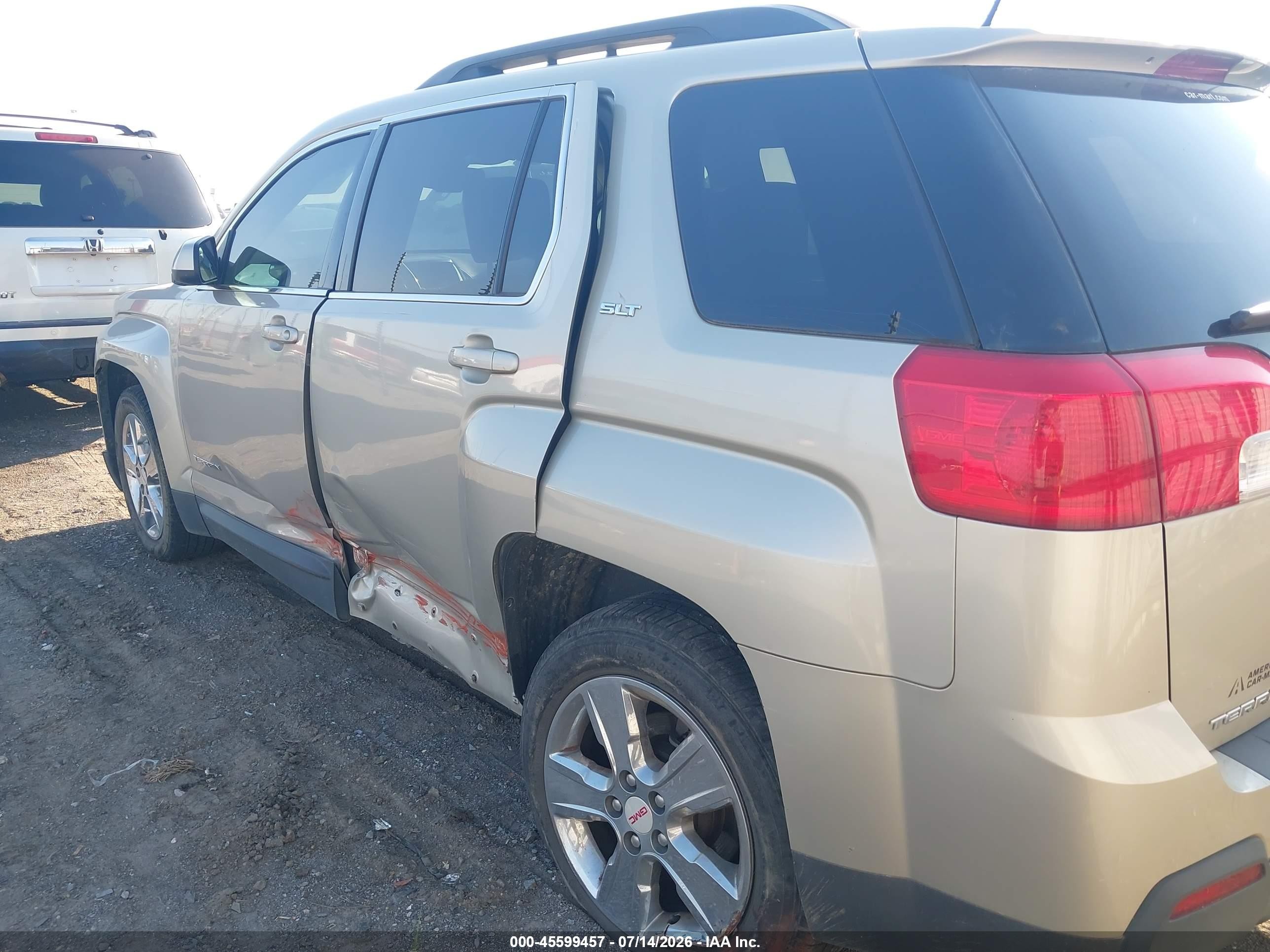 2014 Gmc Terrain Slt-1 Silver vin: 2GKALSEKXE6235882