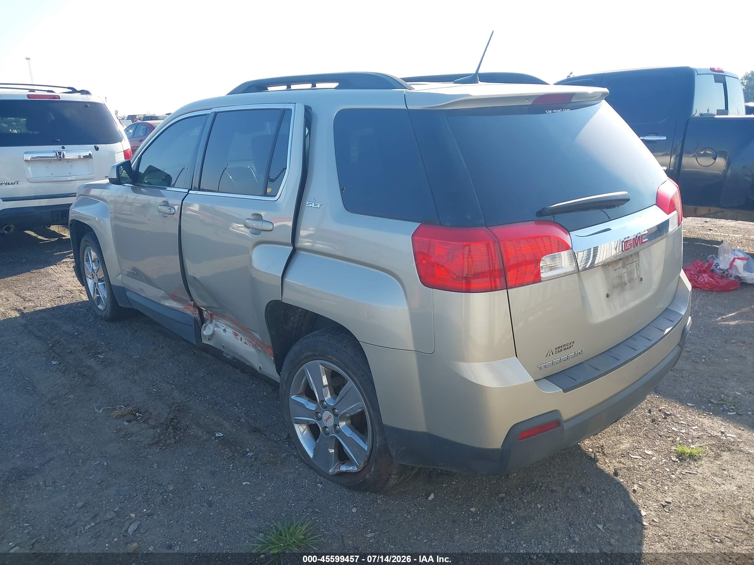 2014 Gmc Terrain Slt-1 Silver vin: 2GKALSEKXE6235882