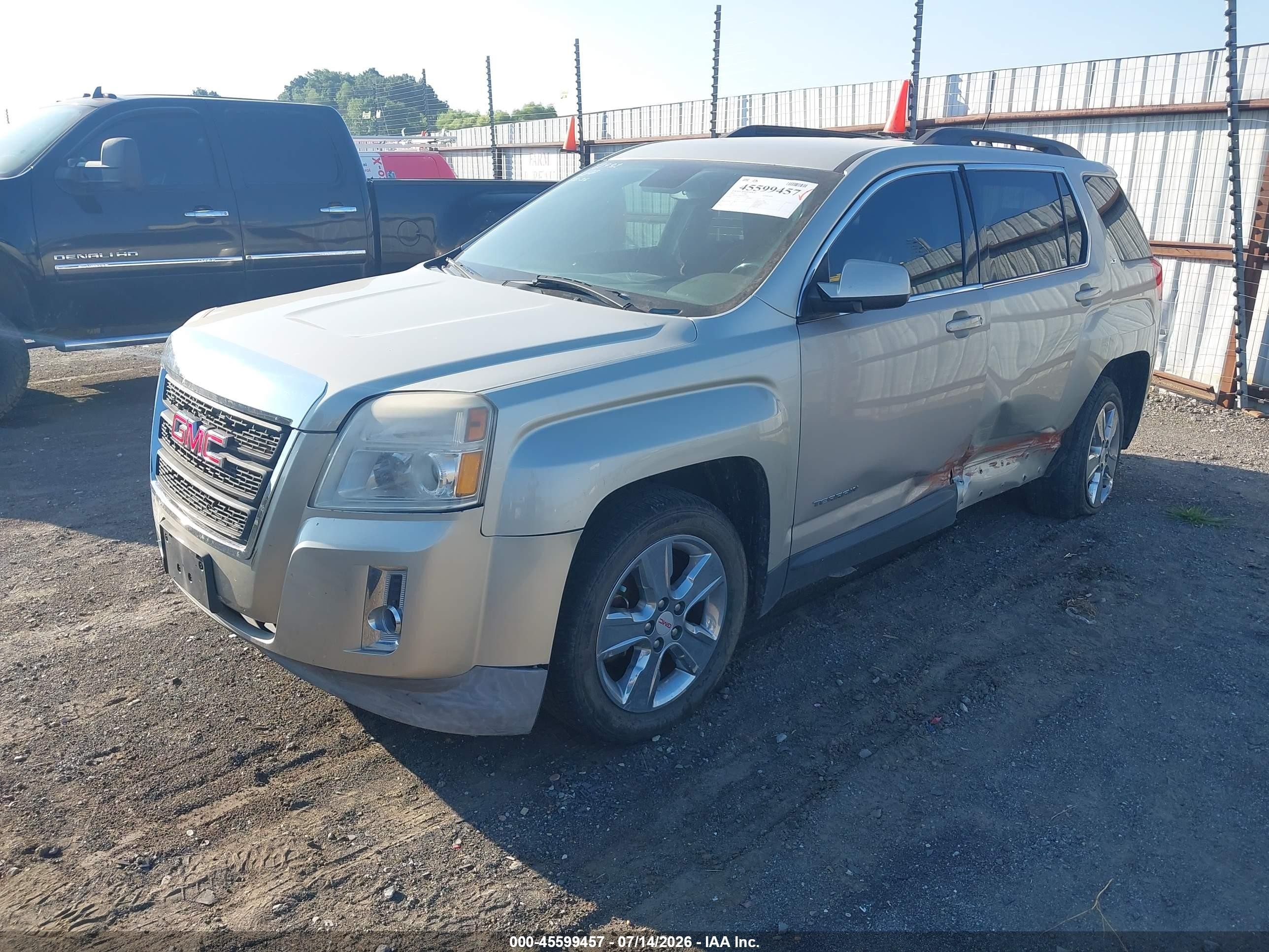 2014 Gmc Terrain Slt-1 Silver vin: 2GKALSEKXE6235882
