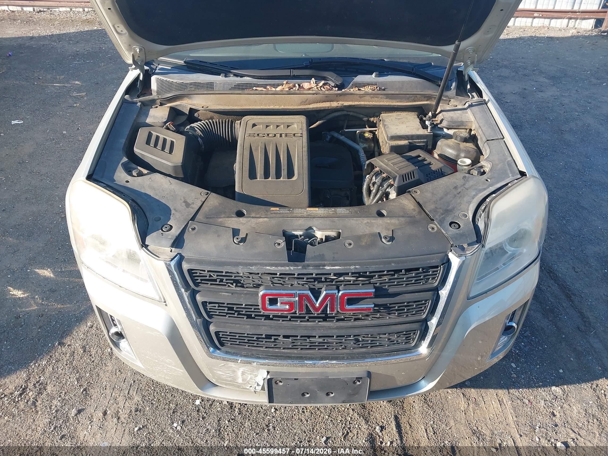 2014 Gmc Terrain Slt-1 Silver vin: 2GKALSEKXE6235882