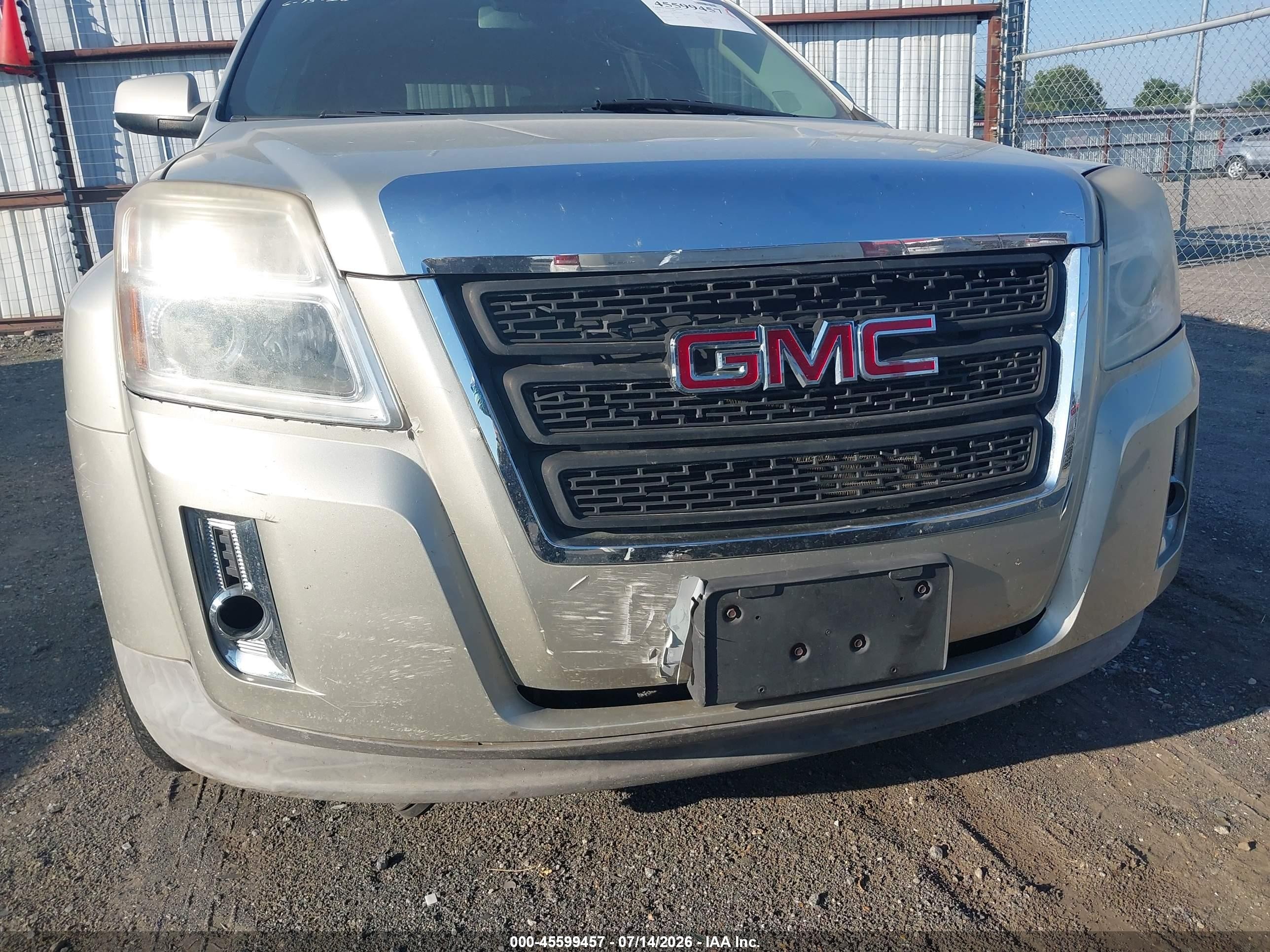 2014 Gmc Terrain Slt-1 Silver vin: 2GKALSEKXE6235882