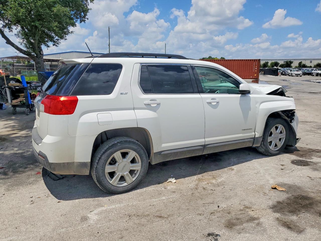 2014 Gmc Terrain Slt White vin: 2GKALSEKXE6260619