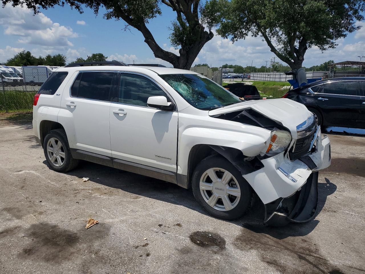 2014 Gmc Terrain Slt White vin: 2GKALSEKXE6260619