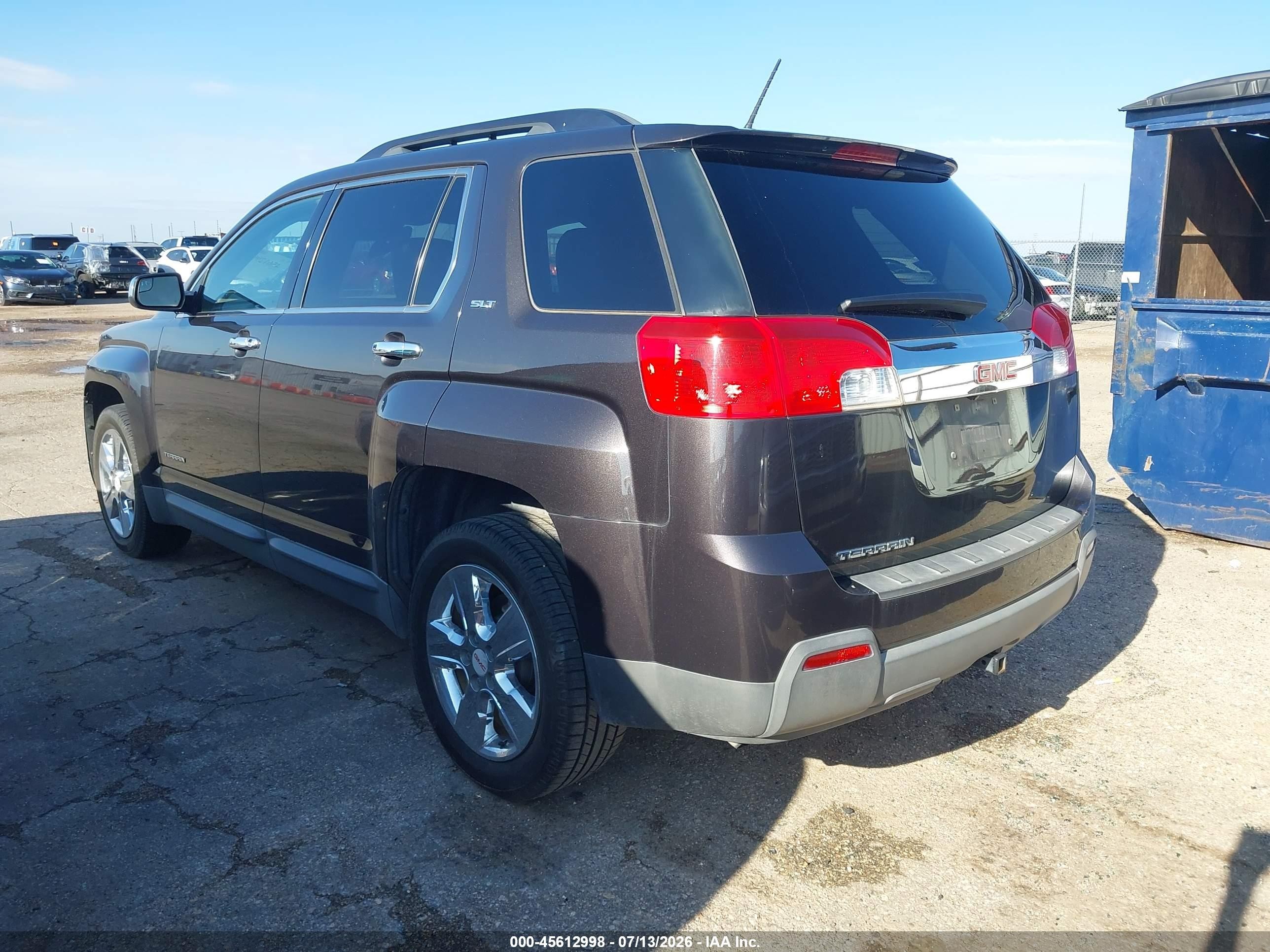 2014 Gmc Terrain Slt-1 Black vin: 2GKALSEKXE6297508