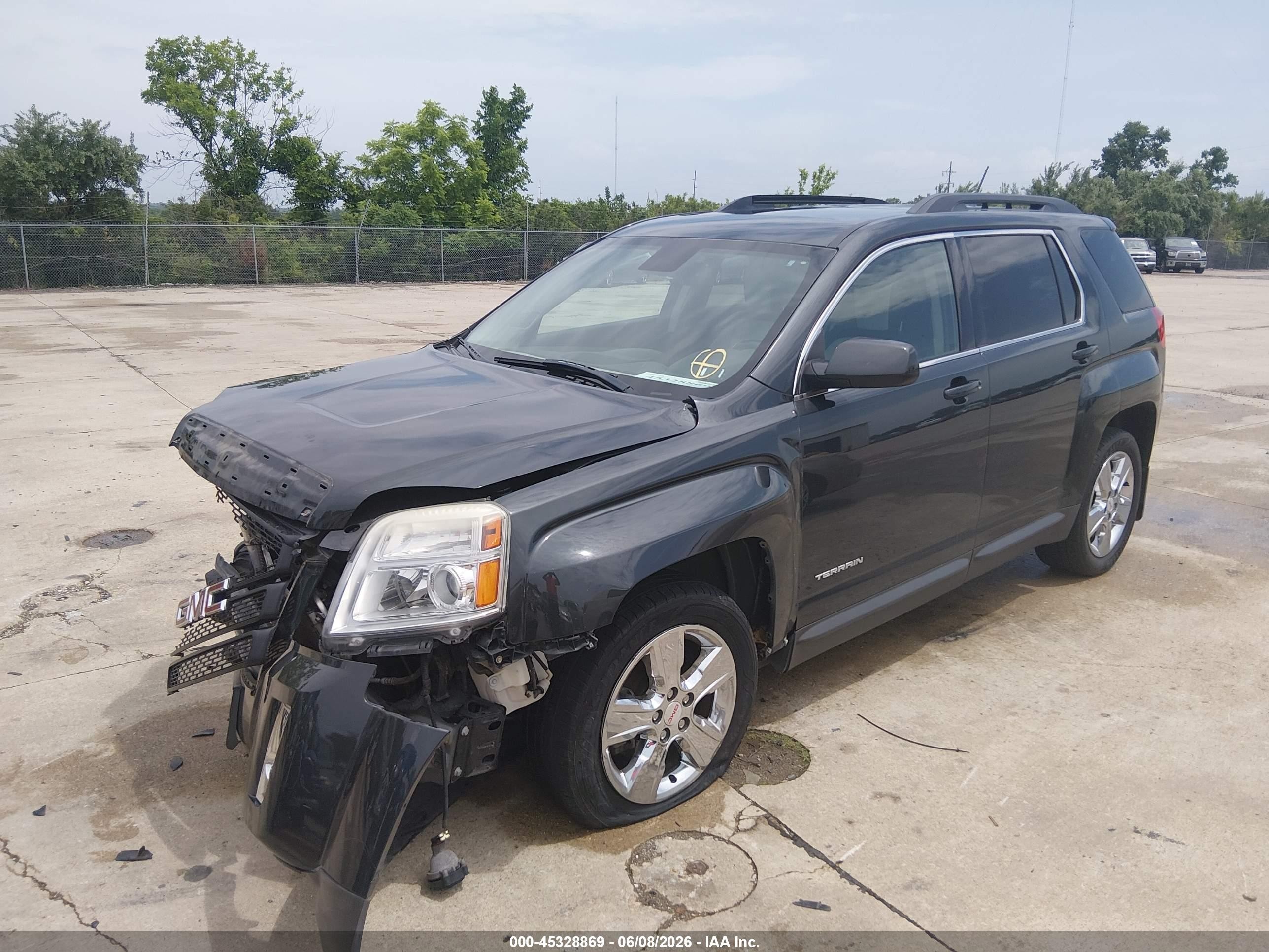 2014 Gmc Terrain Slt-1 Black vin: 2GKALSEKXE6348232