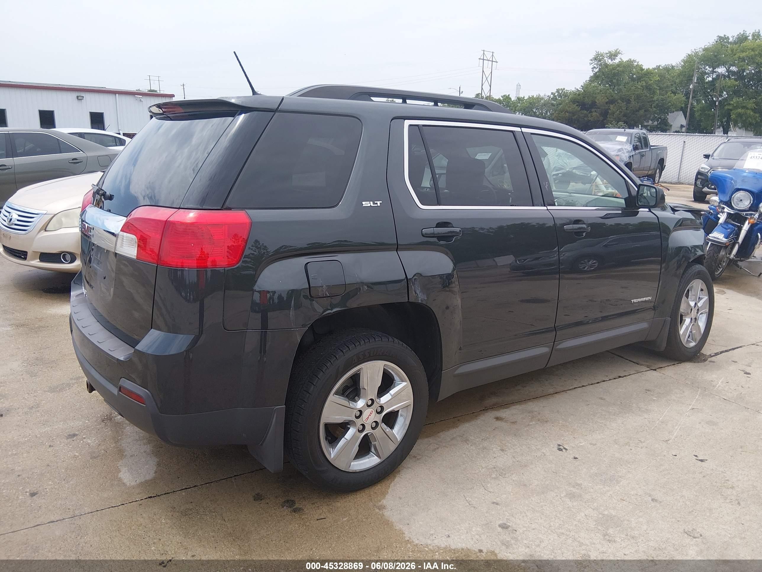 2014 Gmc Terrain Slt-1 Black vin: 2GKALSEKXE6348232