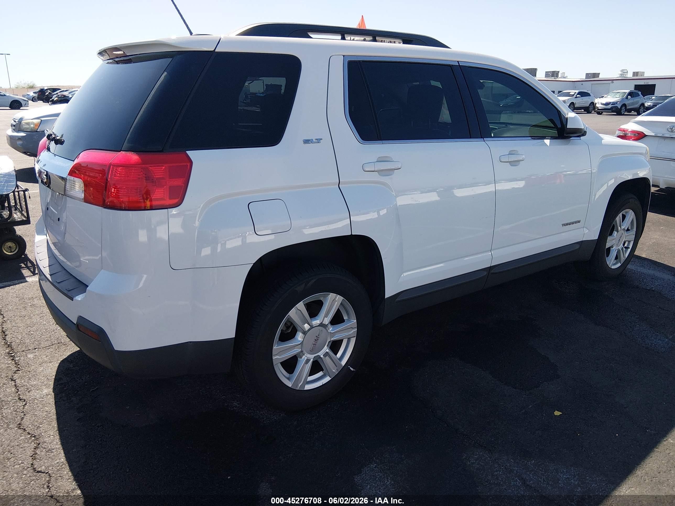 2015 Gmc Terrain Slt-1 White vin: 2GKALSEKXF6205590