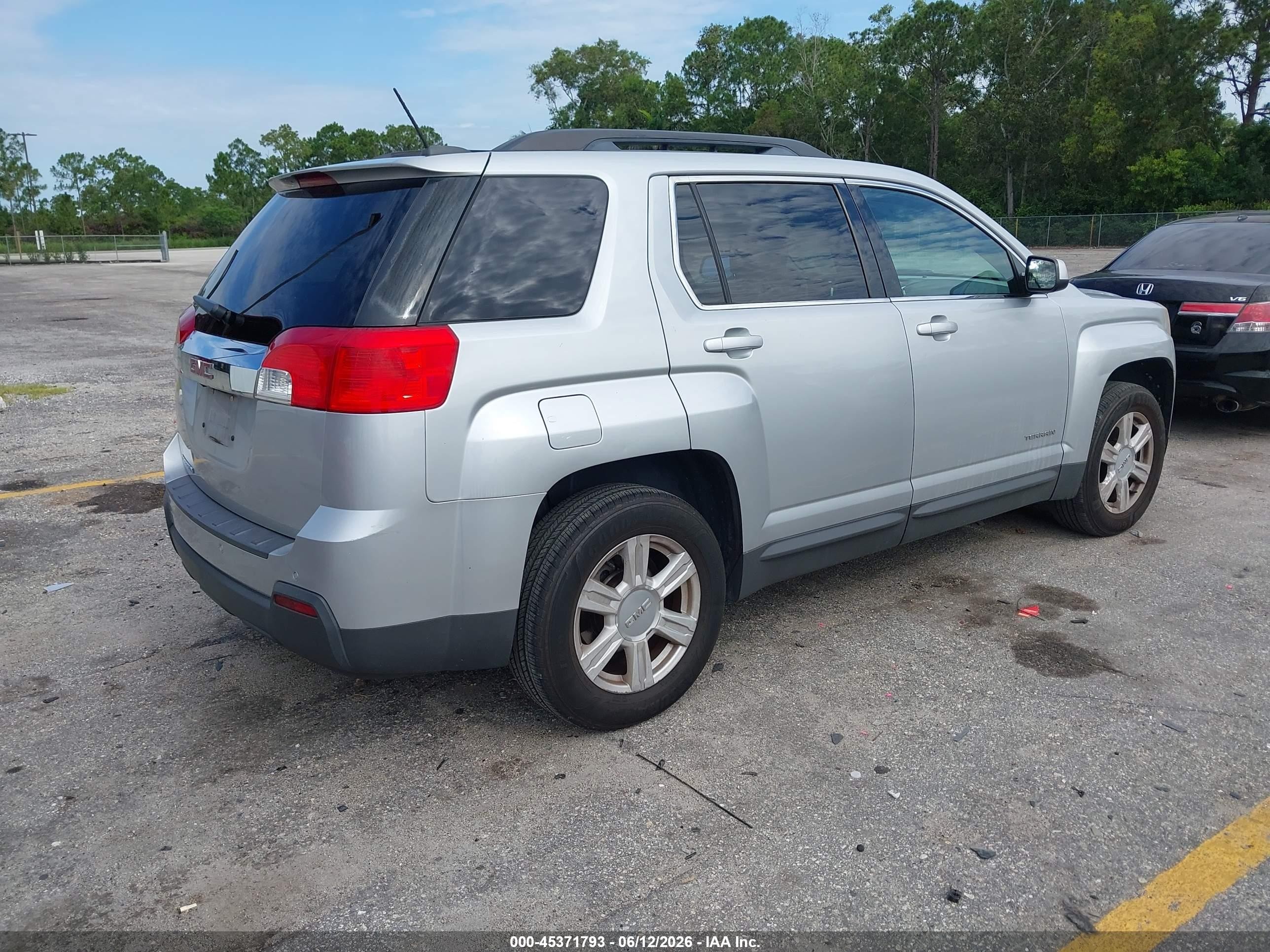 2015 Gmc Terrain Slt-1 Silver vin: 2GKALSEKXF6232028